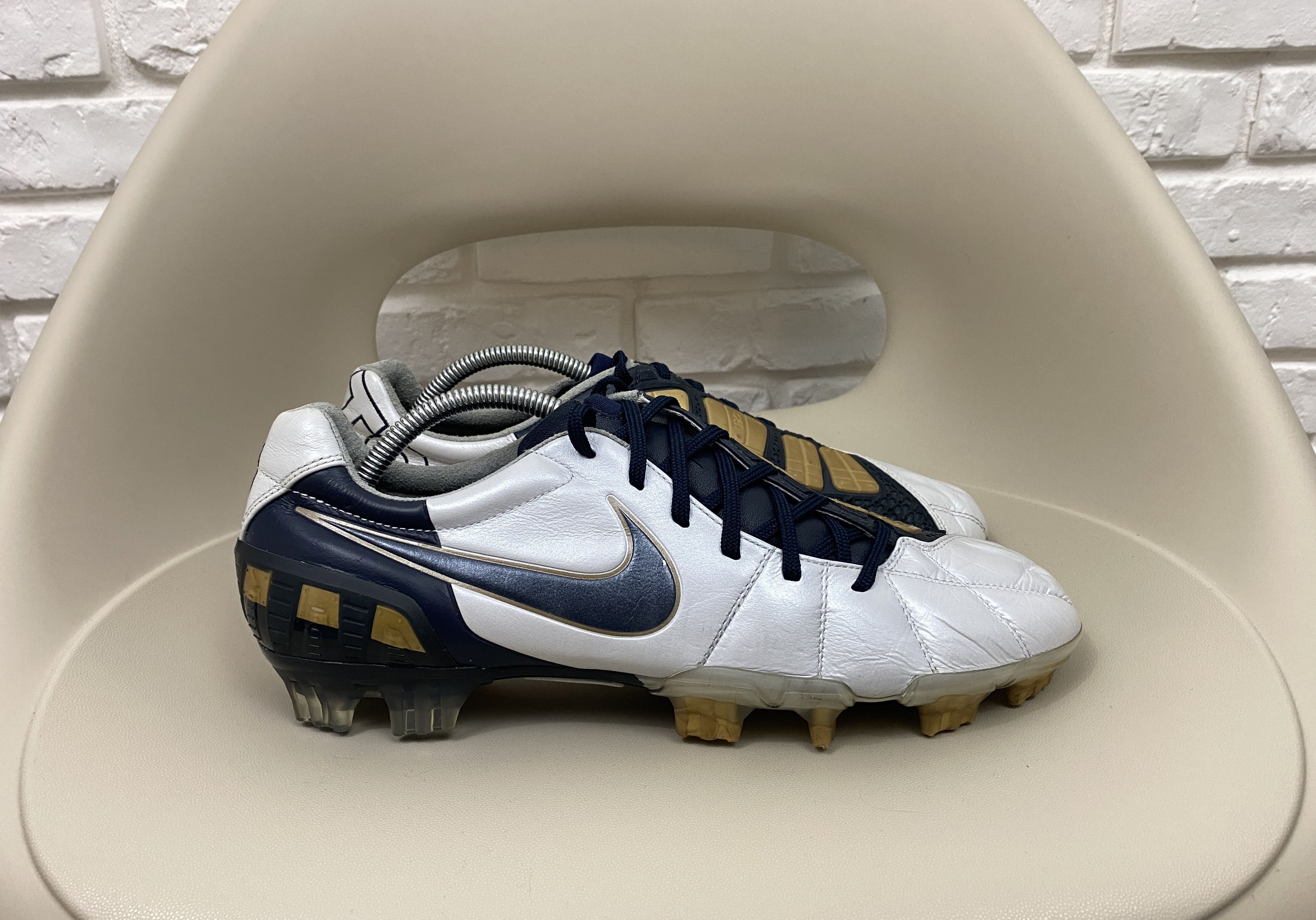 Nike Sportswear Vintage Nike Total 90 Laser III FG Leather Soccer Cleats Size US 10 Grailed