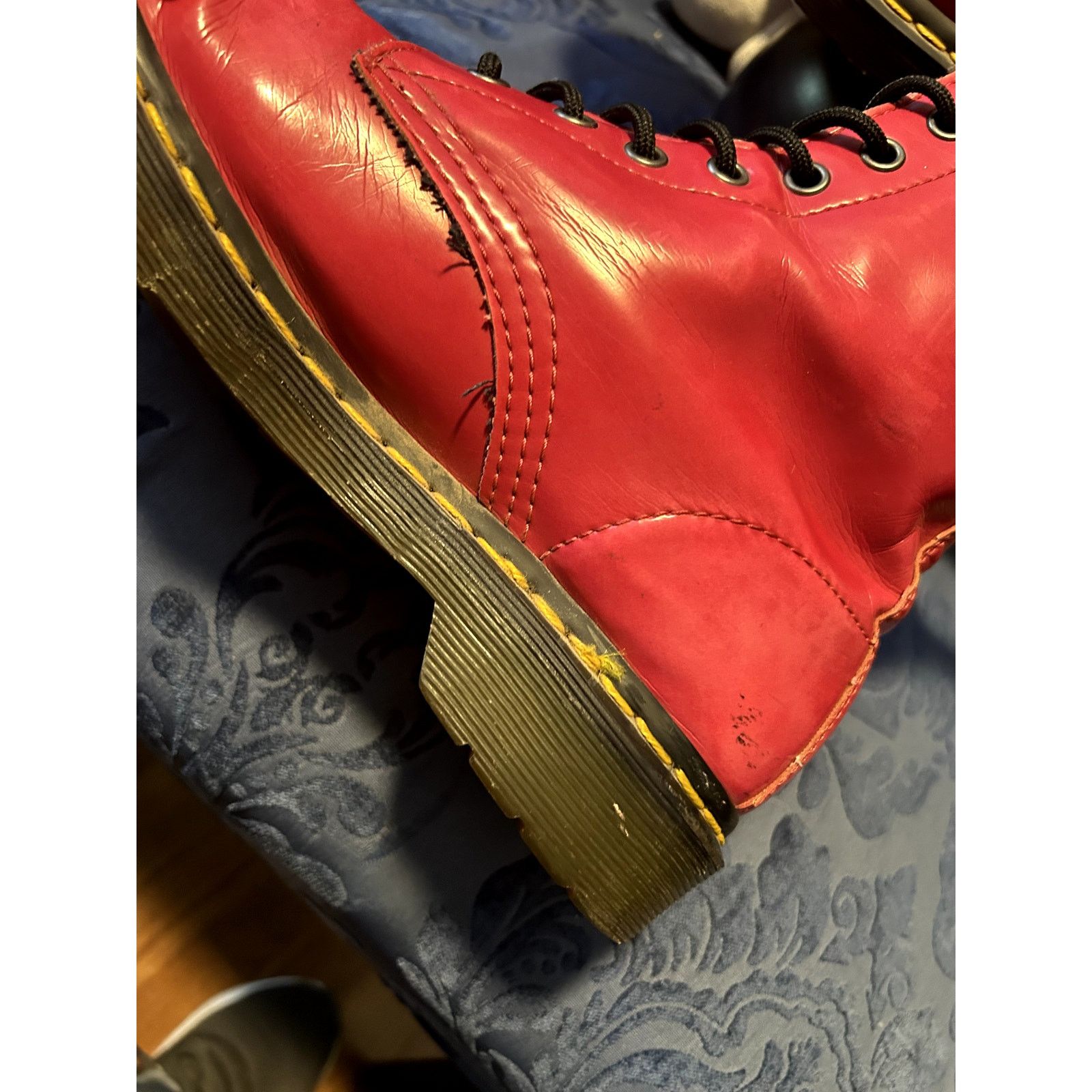 Dr. Martens Dr Martens Pink 1460 Vegan Patent Leather size 8/EU 39 Size US 8 / IT 38 - 5 Thumbnail