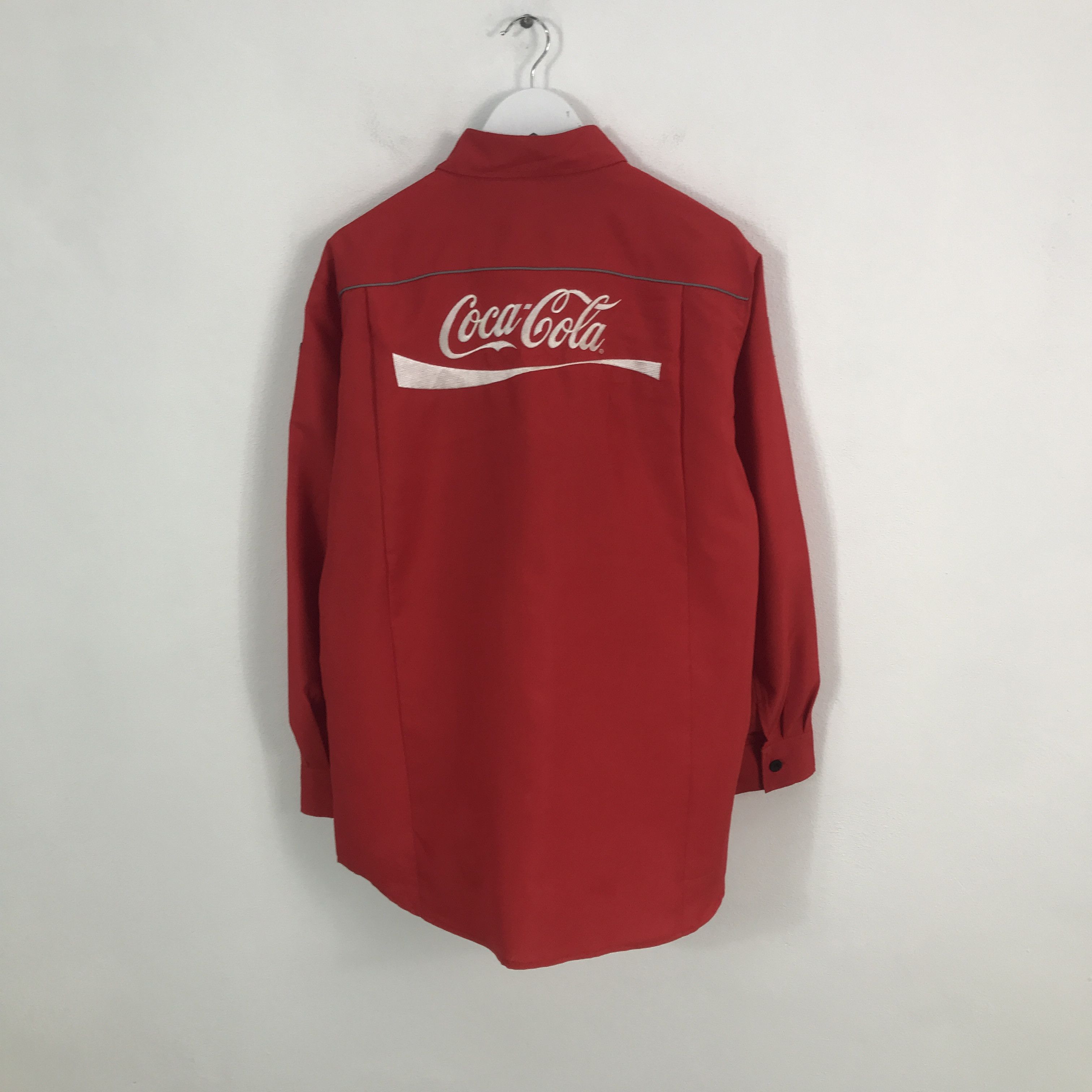 Coca Cola × Japanese Brand Rare Coca Cola Button Up Worker Japan Shirt Size US M / EU 48-50 / 2 - 1 Thumbnail