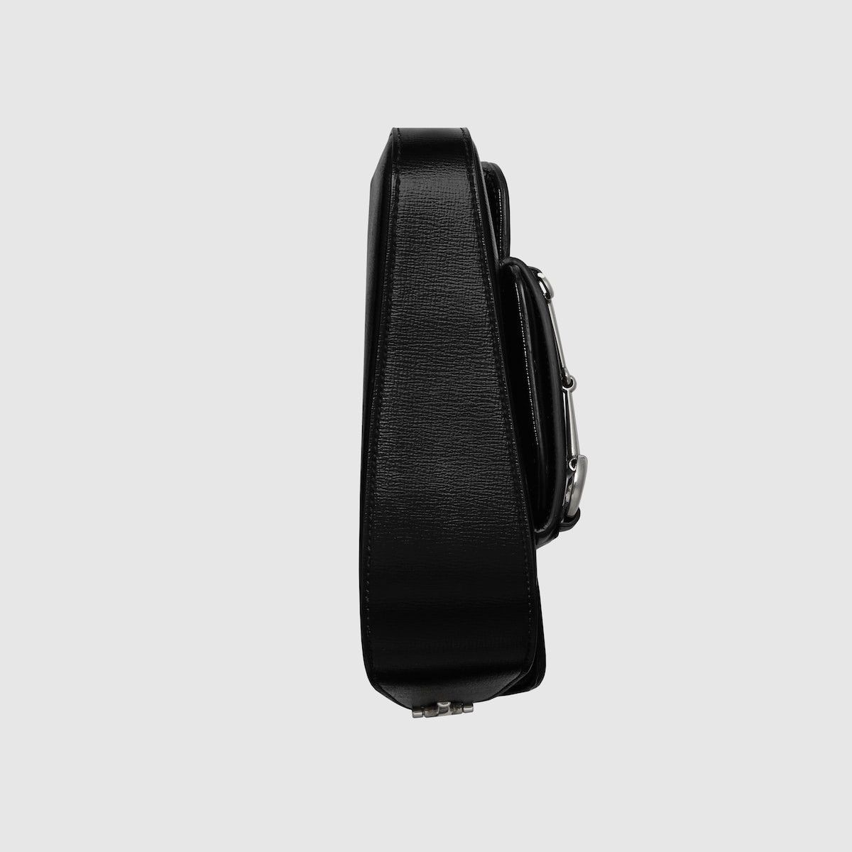 Gucci o1s1wg110225 Size: OS/ Horsebit Mini Shoulder Bag in Black Size ONE SIZE - 11 Thumbnail