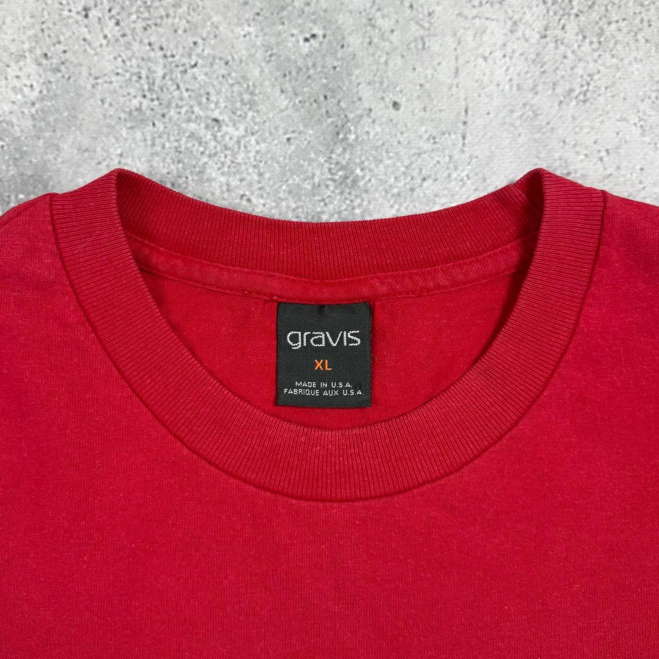 Gravis Vintage 90s Gravis Skateboard Box Logo T Shirt Made In USA Size US XL / EU 56 / 4 - 3 Thumbnail