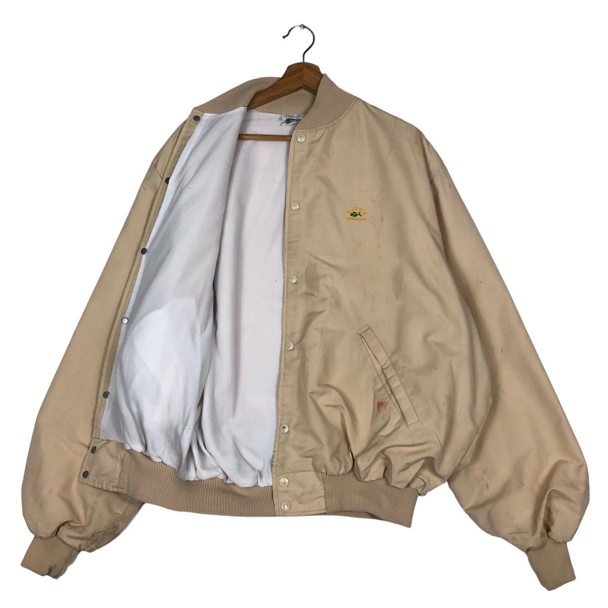 Japanese Brand 🔥 90’s Vtg Bomber Jacket Palm Beach Sports Big Logo Size US XXL / EU 58 / 5 - 9 Thumbnail