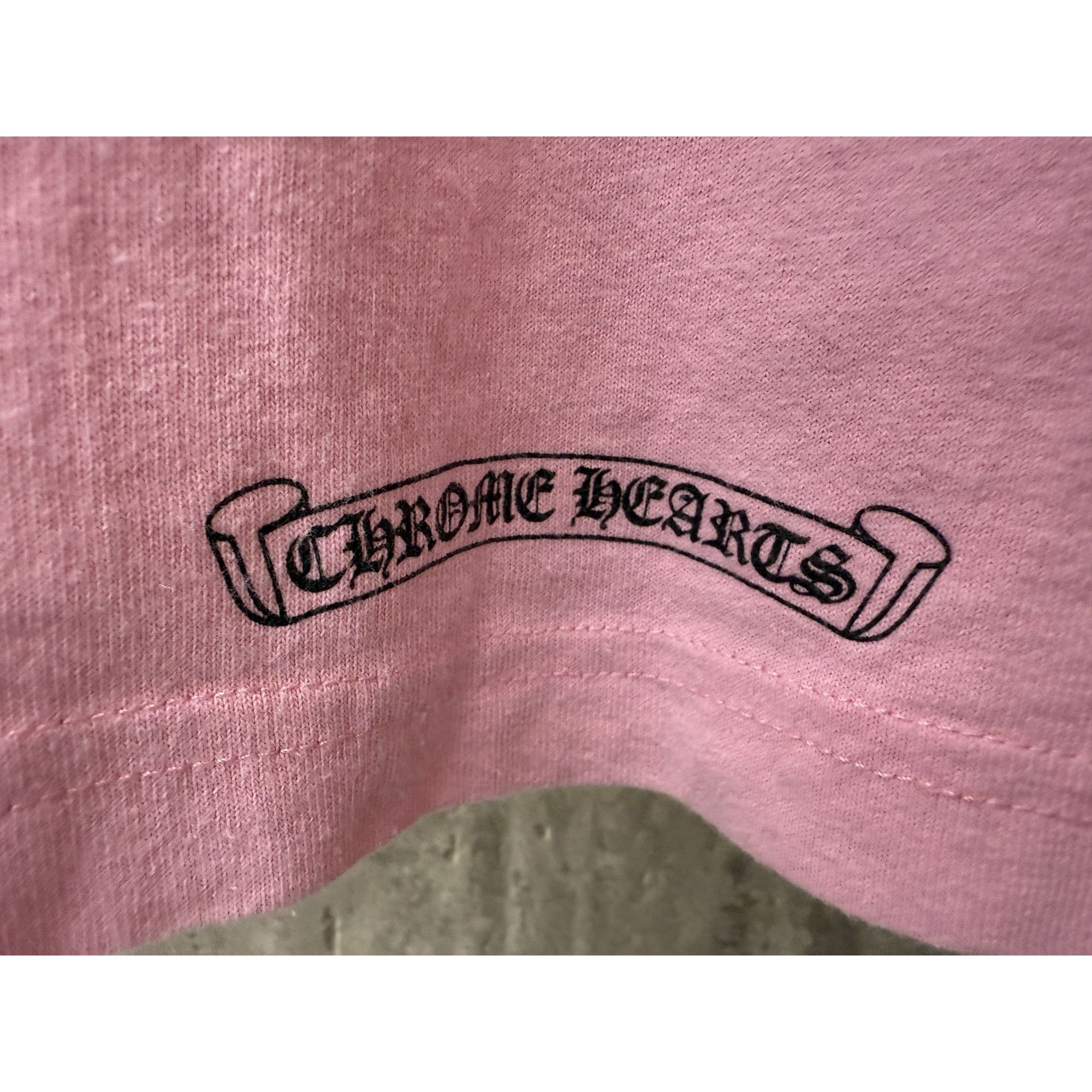 Chrome Hearts Chrome Hearts Pink Graphic T-Shirt W/ Pocket "Vanity Affair" Size S / US 4 / IT 40 - 15 Thumbnail