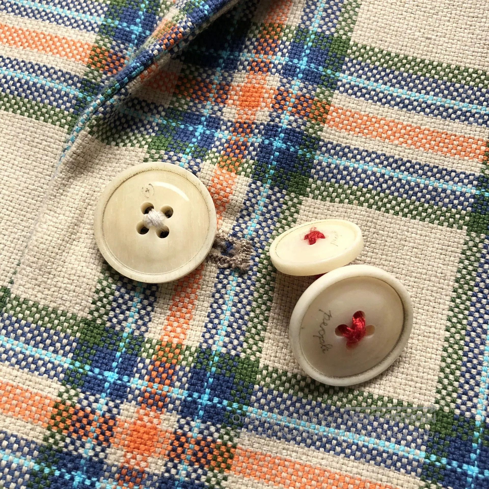 Japanese Brand Yuppie Plaid Double-Breasted Blazer. Size US M / EU 48-50 / 2 - 5 Thumbnail