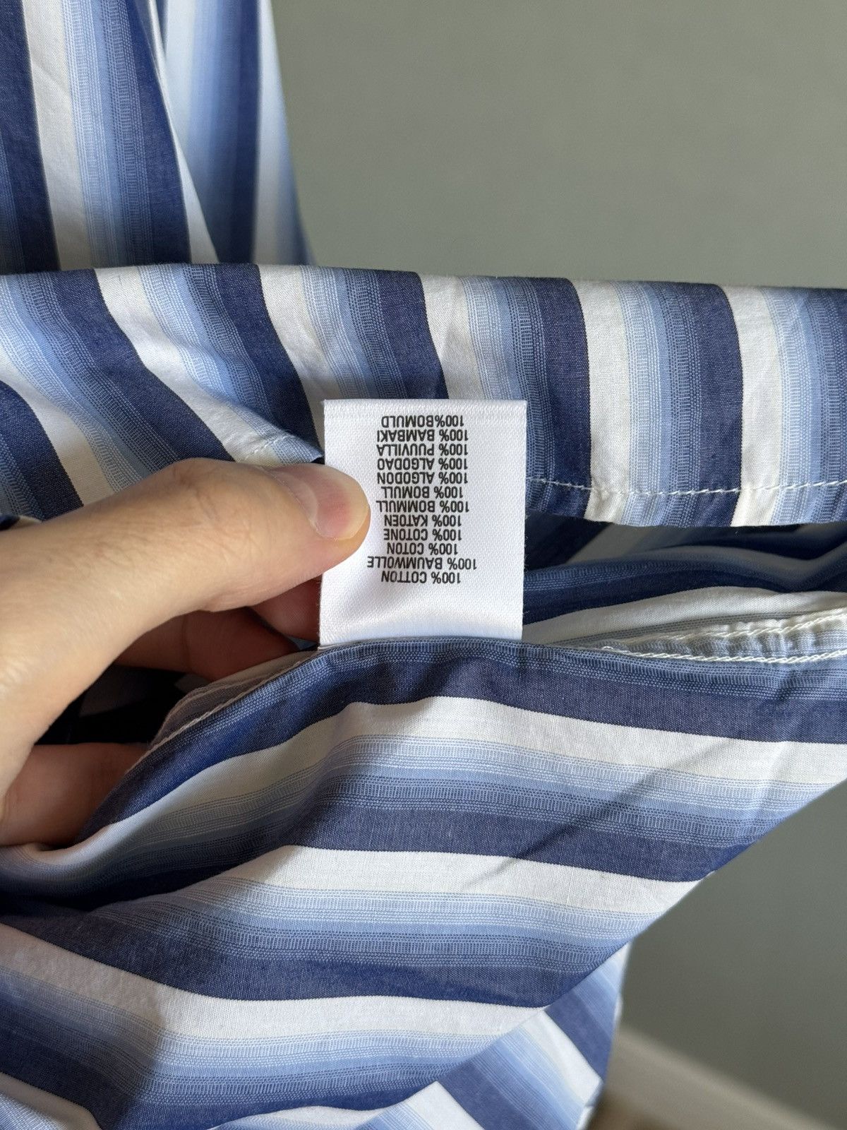 Burberry Burberry made in UK stripped shirt Size US XL / EU 56 / 4 - 8 Thumbnail