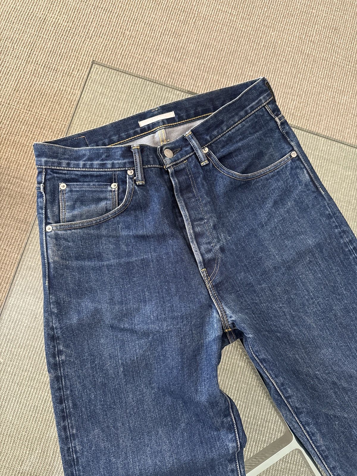 HATSKI Tapered Japanese Selvedge Denim - Medium Wash - size 3 Size US 31 - 2 Thumbnail