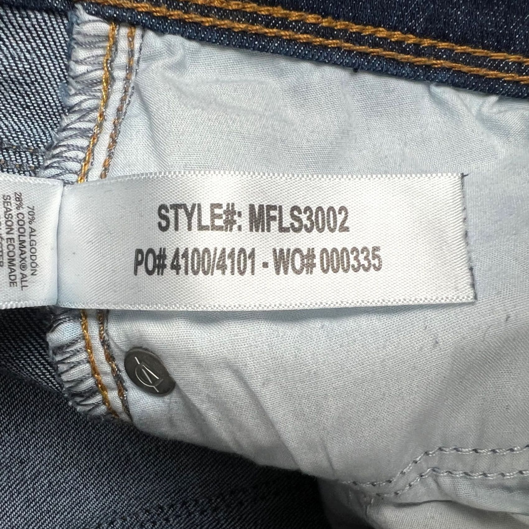 DUER DUER L2X Slim Fit Jeans Stretch Performance Denim 33x30 Mens Blue Pants Size US 33 - 5 Thumbnail