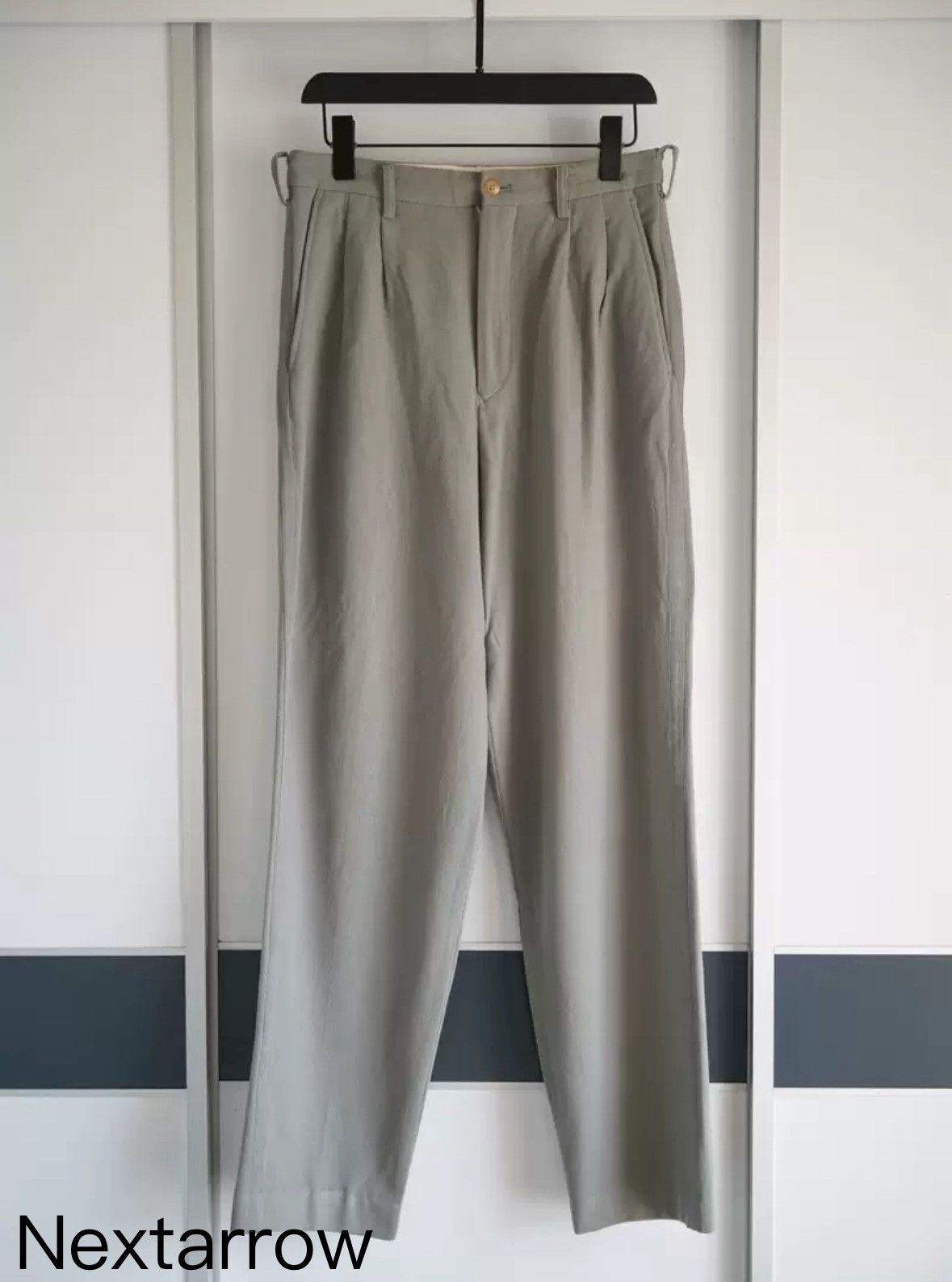 Yohji Yamamoto 91aw blue and grey wool pants