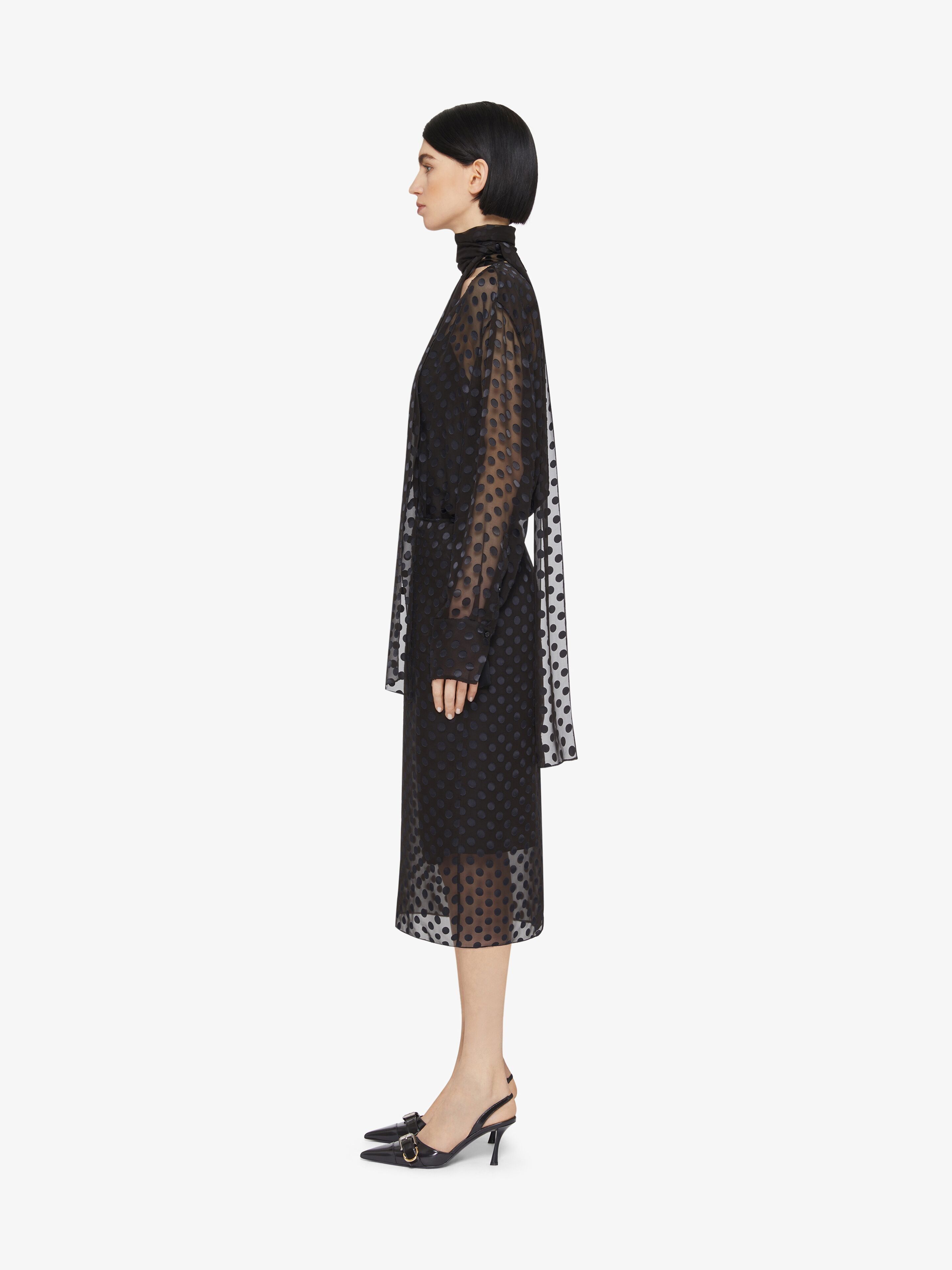 Givenchy o1w1db10325 Lavaliere Shirt in Black Size S / US 4 / IT 40 - 4 Thumbnail