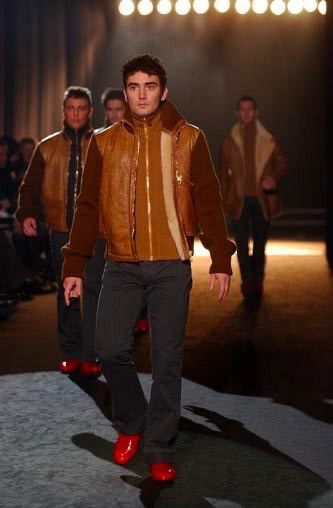 Dirk Bikkembergs Dirk Bikkembergs F/W2004 Mens Fleece Lined Leather Jacket Size US L / EU 52-54 / 3 - 3 Thumbnail