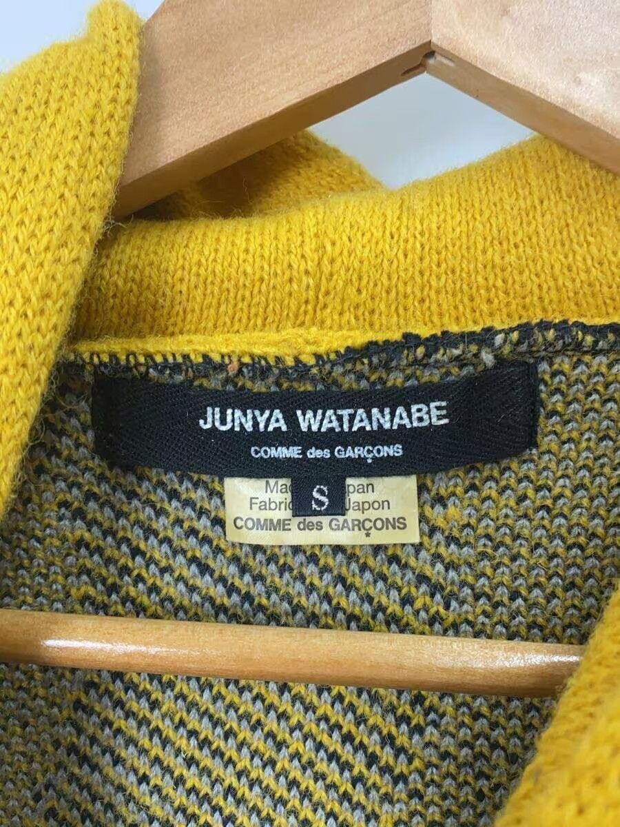 Comme des Garcons × Junya Watanabe Wave Pattern Wool Knit Hoodie Size US S / EU 44-46 / 1 - 4 Thumbnail