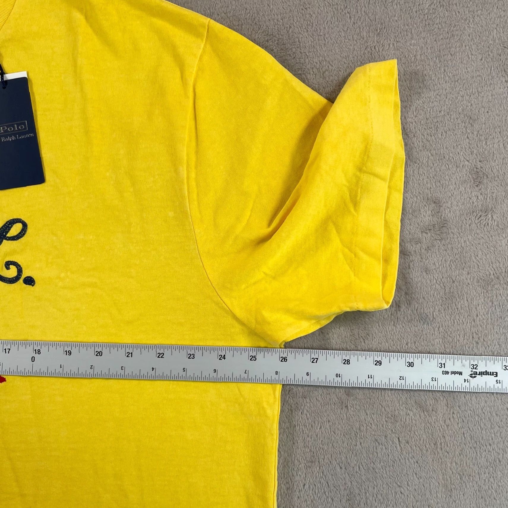 Polo Ralph Lauren Polo Ralph Lauren T Shirt Men XLT Tall Yellow Embroidered Parrot RL 1967 NWT Size US XL / EU 56 / 4 - 7 Thumbnail