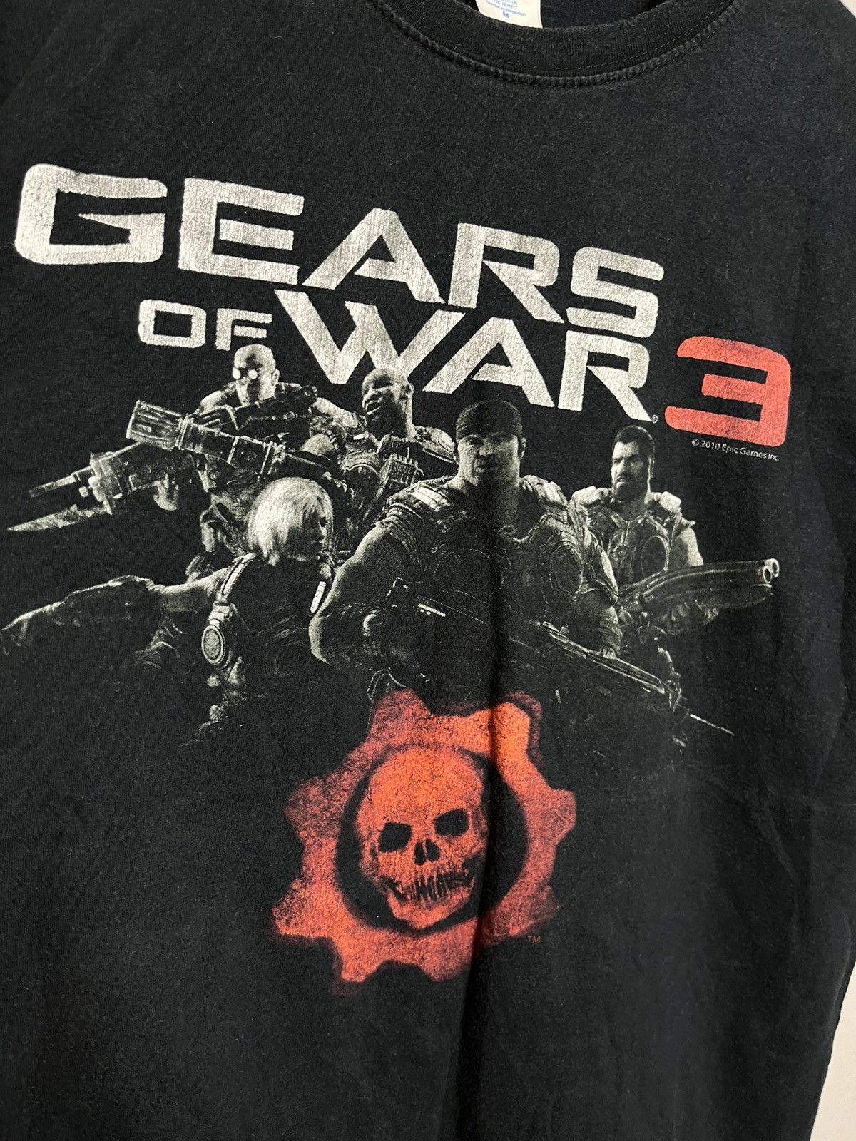Gildan Gears Of War 3 Epic Games Promo T Shirt 2010 black cotton Size US M / EU 48-50 / 2 - 2 Thumbnail