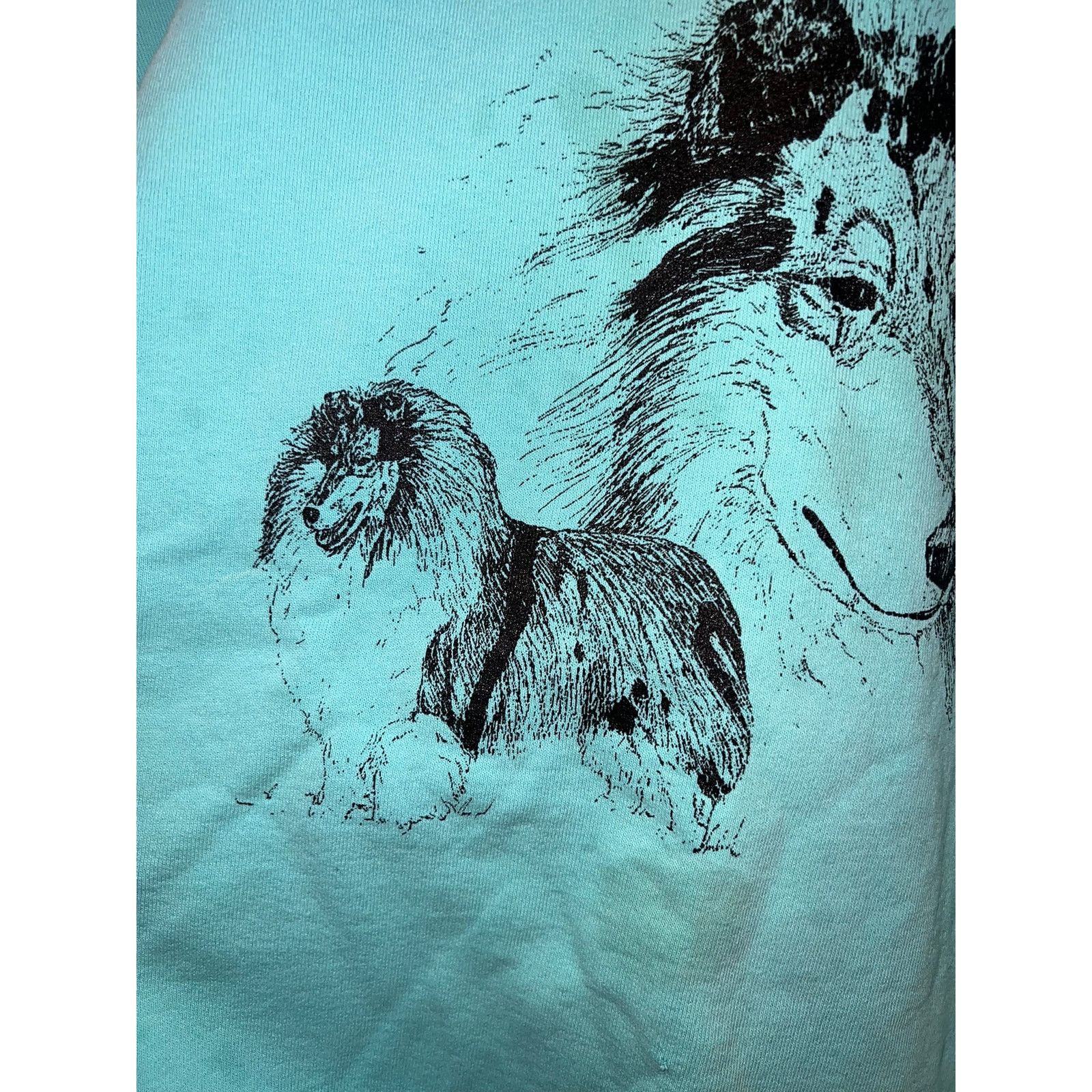 Vintage Vintage Shetland Sheepdog Sweatshirt Crewneck Dog Art 90s L Size US L / EU 52-54 / 3 - 3 Thumbnail