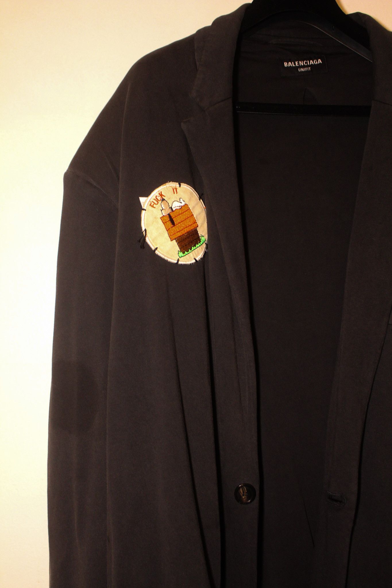Balenciaga AW2021 HEAVYWEIGHT COTTON BLAZER SKATER JACKET Size 50R - 7 Thumbnail
