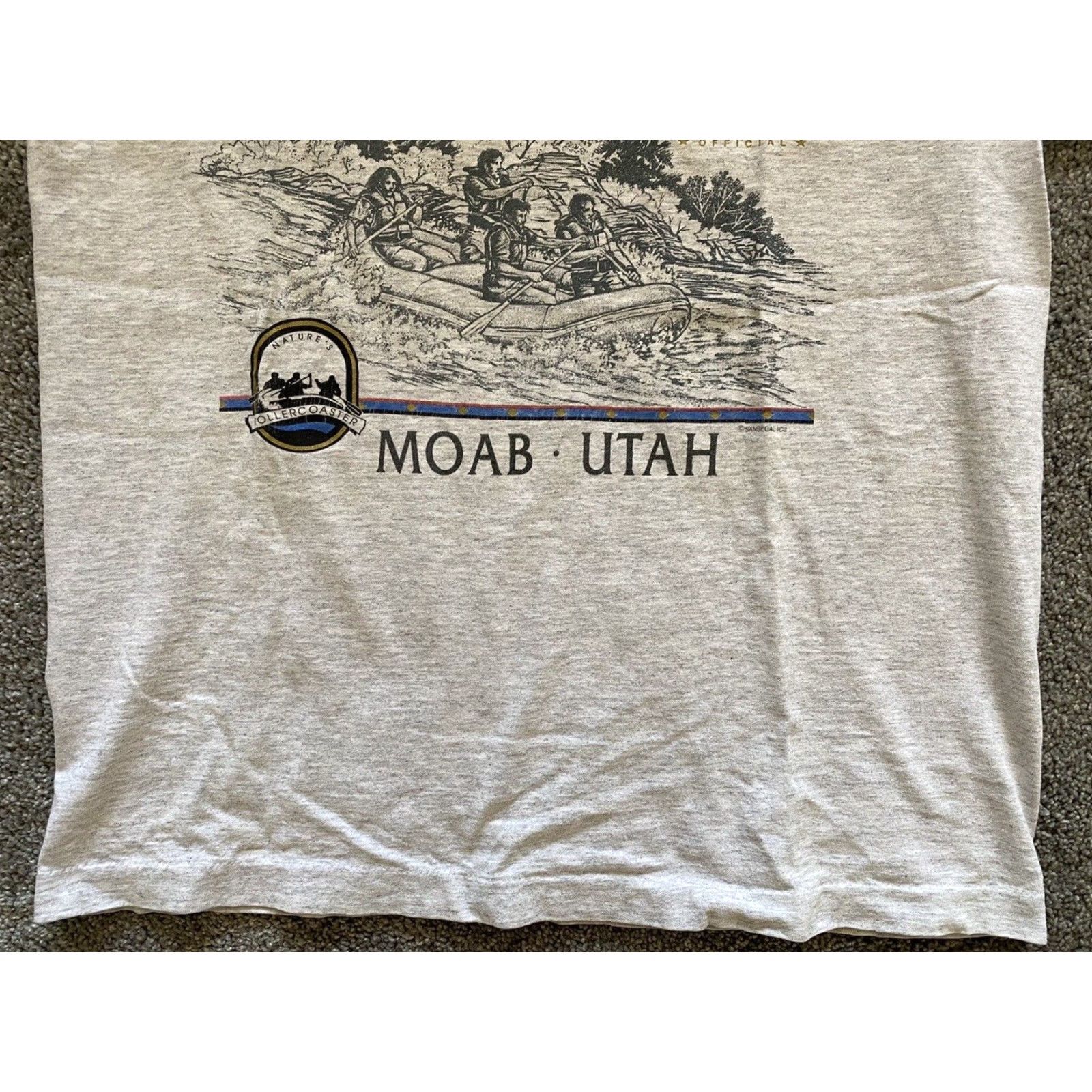 Vintage VINTAGE San Segal T-Shirt Men’s M Short Sleeve Gray USA Outdoor Classic Hipster Nature Moab Utah Made In USA Size US M / EU 48-50 / 2 - 3 Thumbnail