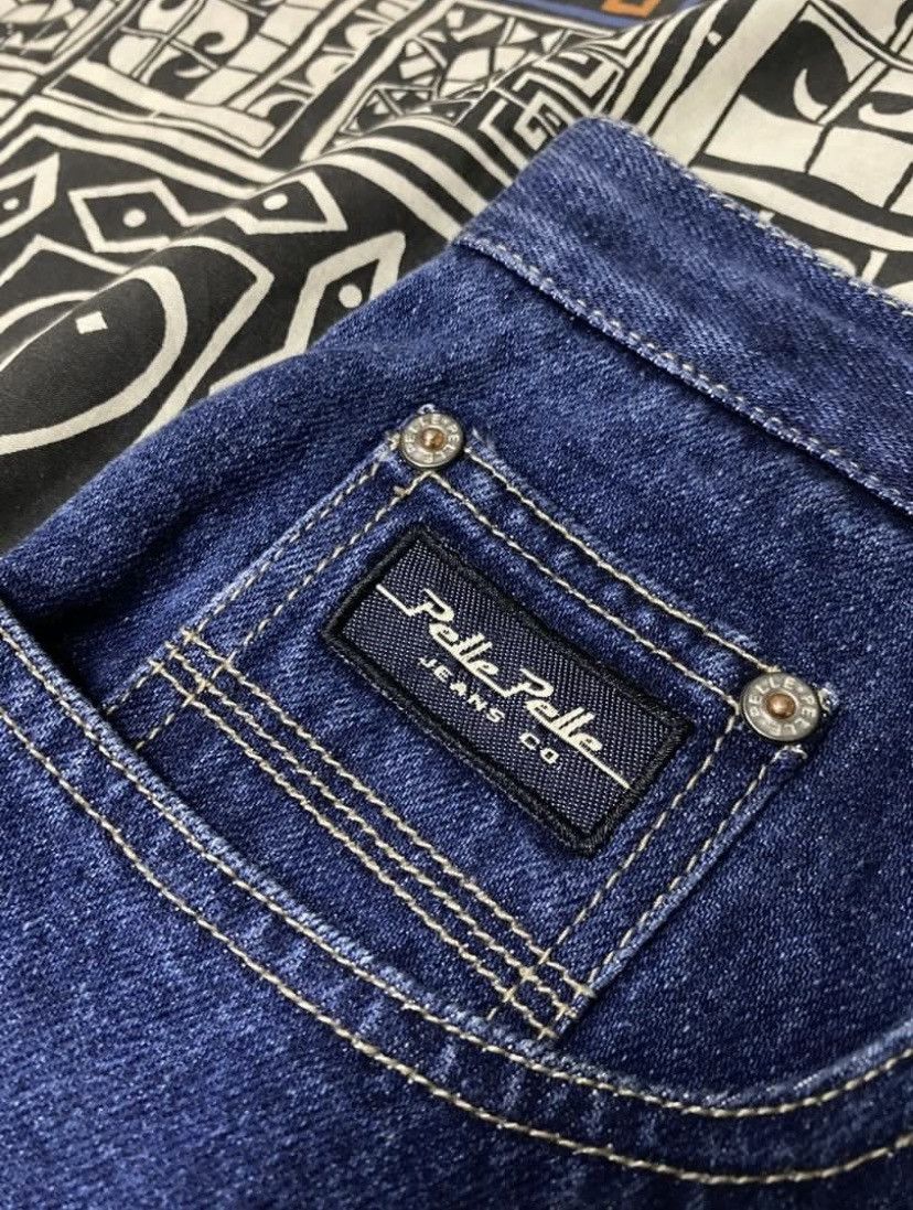 Pelle Pelle × Vintage PELLE PELLE BAGGY BLUE JEANS STYLE HIP HOP PANTS Size US 32 / EU 48 - 6 Thumbnail