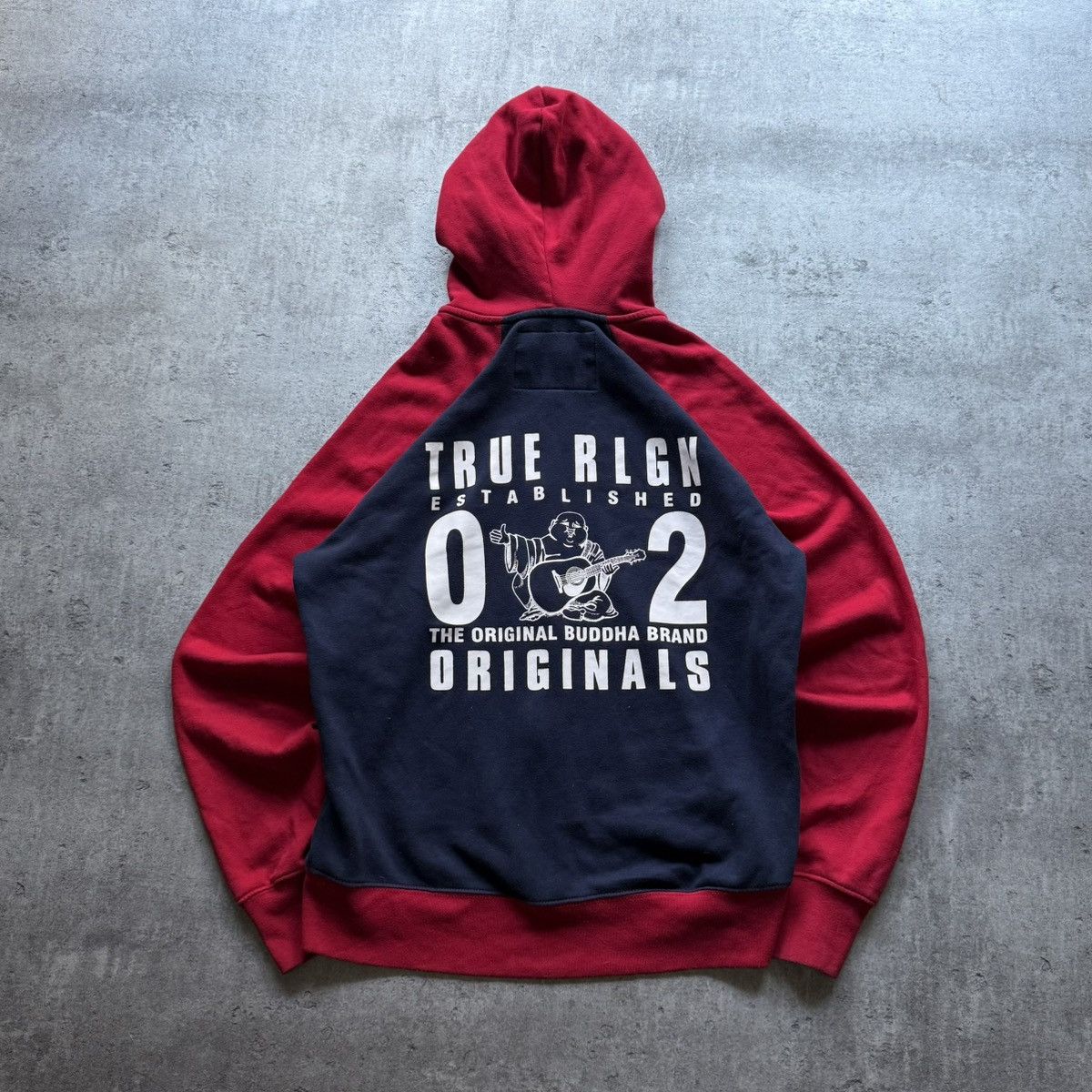 True Religion × Vintage Vintage True Religion Big Back Logo ZIP-Up Hoodie Size US L / EU 52-54 / 3 - 1 Thumbnail