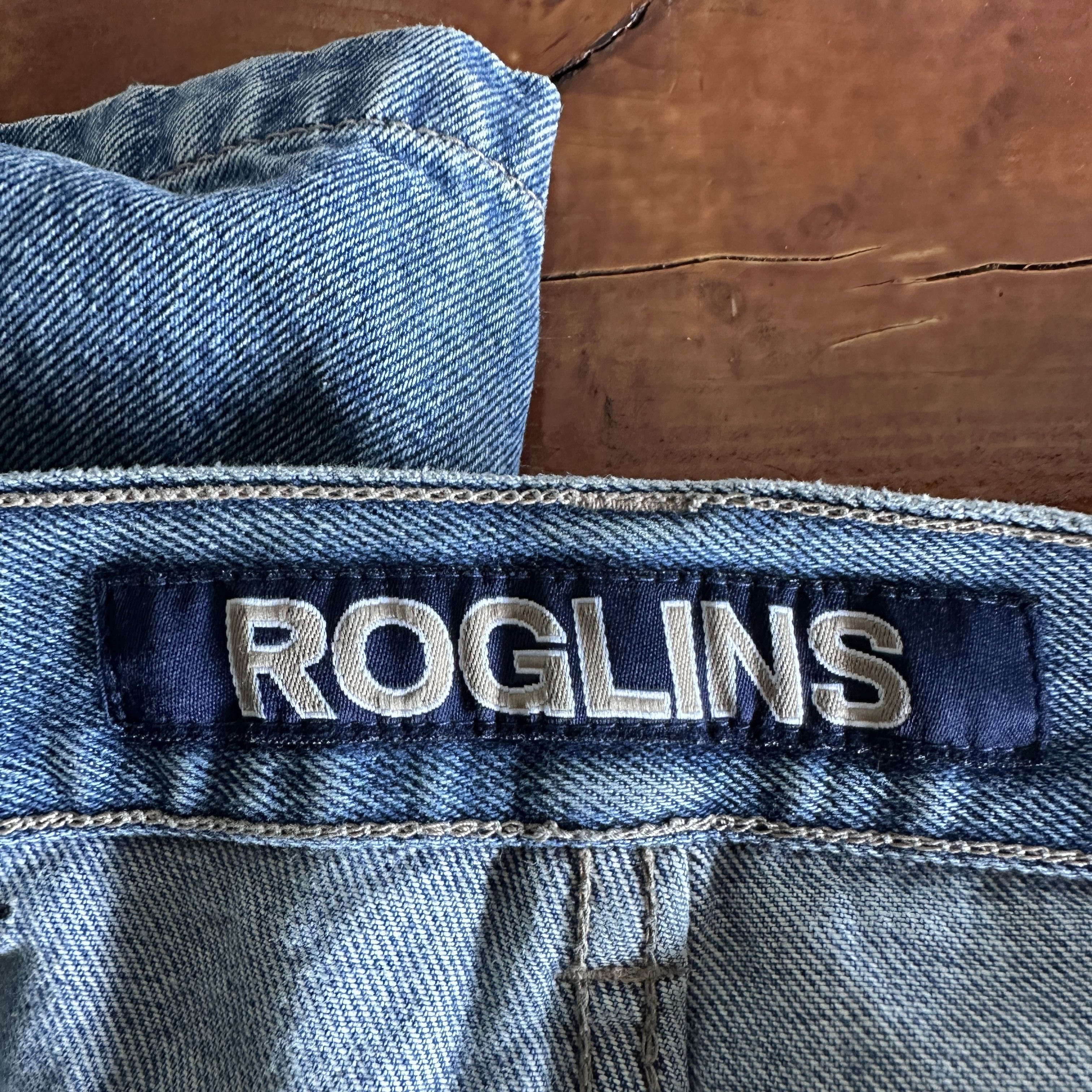 Other Vtg Y2K Super Baggy Jorts Grunge Skater Carpenter Roglins Size US 42 / EU 58 - 11 Thumbnail