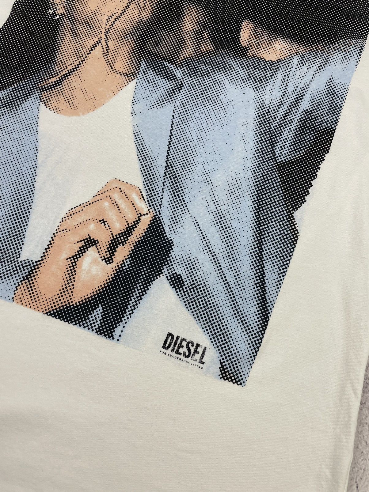 Diesel Archive DIESEL T SHIRT MORE KAOS big PRINT TEE ,size L Size US L / EU 52-54 / 3 - 6 Thumbnail