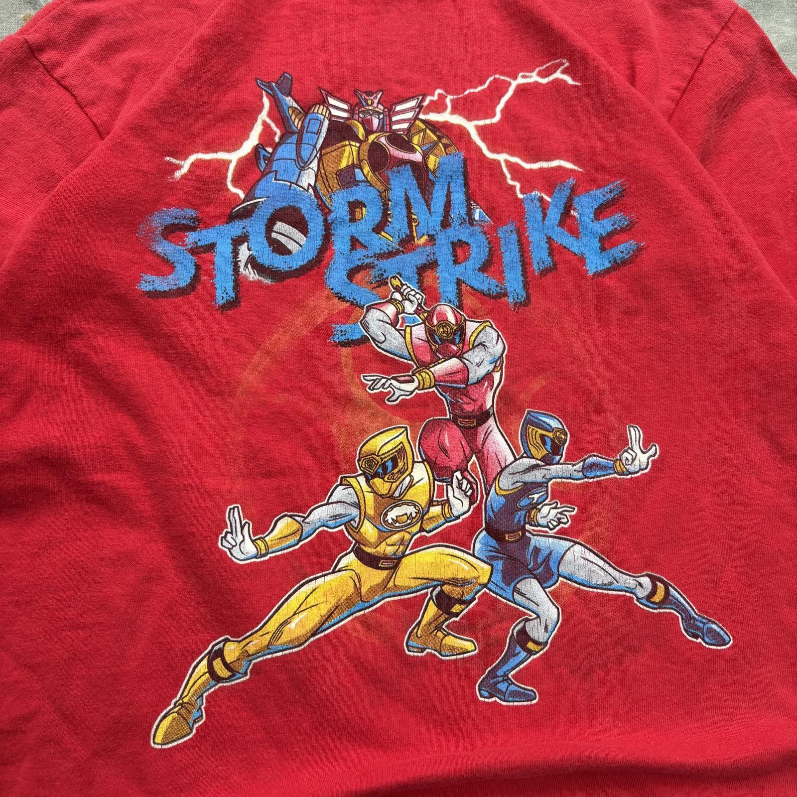 Other Vintage Y2K Power Rangers Ninja Storm TV Women’s Baby Tee Size XS / US 0-2 / IT 36-38 - 2 Thumbnail