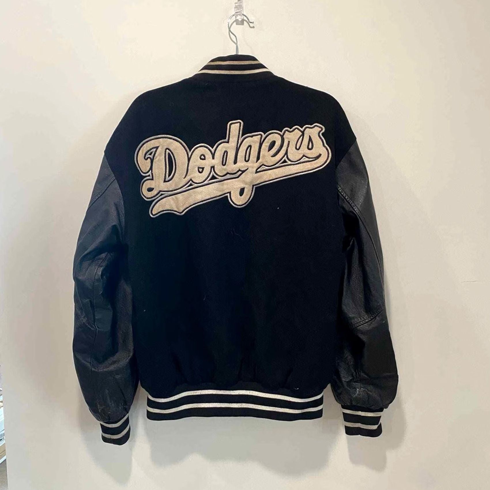Hamilton Jeff Hamilton LA Dodgers Leather Wool Varsity Jacket Men's Medium Size US M / EU 48-50 / 2 - 4 Thumbnail