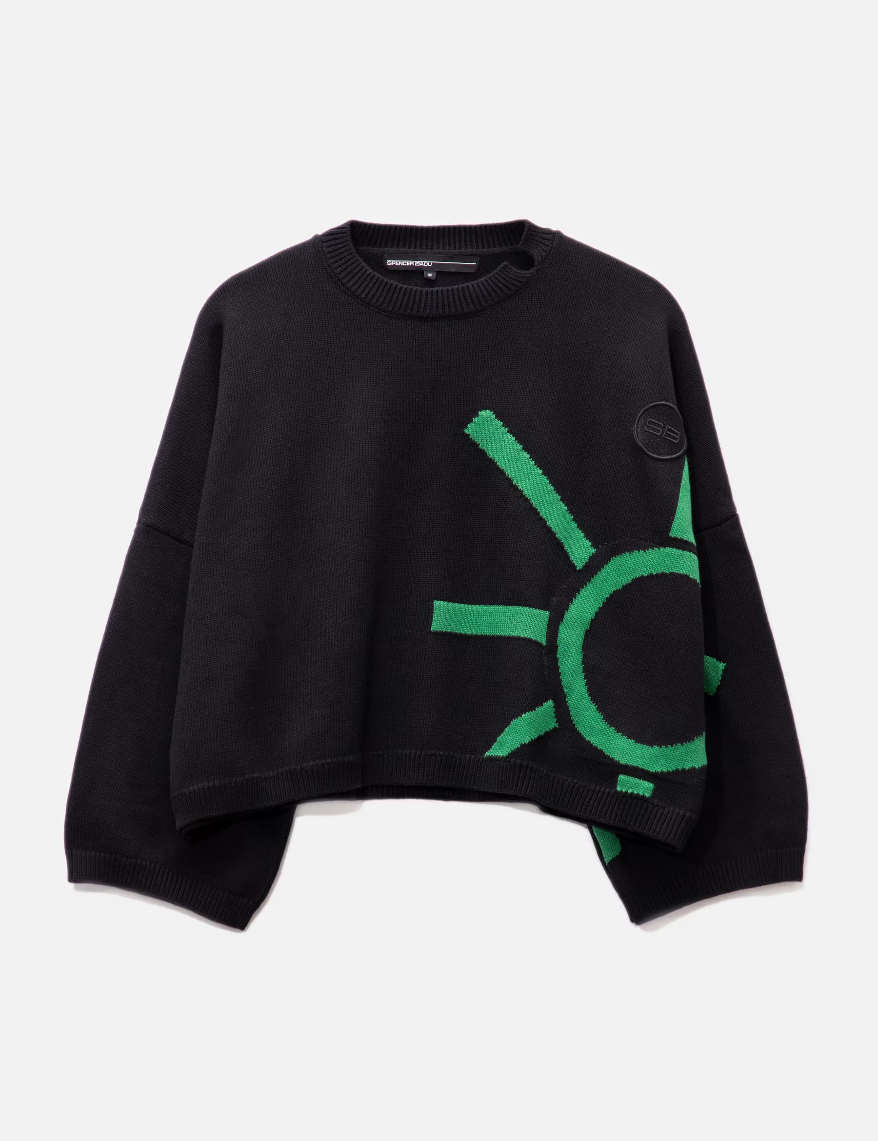 SPENCER BADU SPENCER BADU Oversized Boxy Knit Sweater - L Size US L / EU 52-54 / 3 - 6 Thumbnail