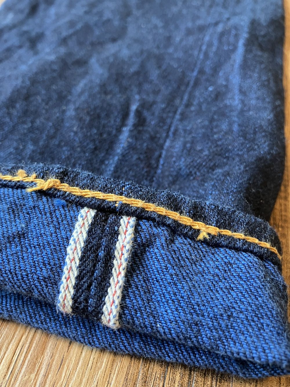 Japanese Brand TENRYO DENIM TDP005 W31 x L35 “Color Revolution” Indigo&blue Size US 31 - 11 Thumbnail
