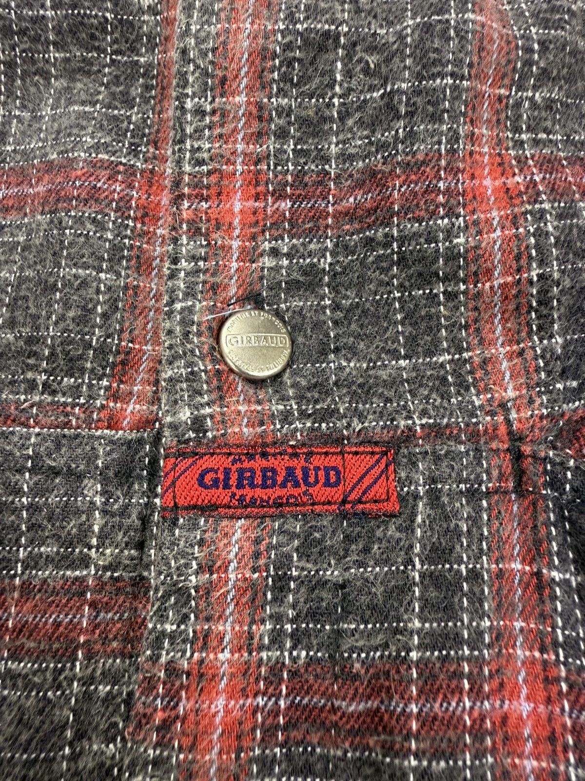 Marithe + Francois Girbaud Vintage MFG Shadow Plaid Tartan Rare Pockets Baggy Flannel Size US XL / EU 56 / 4 - 11 Thumbnail
