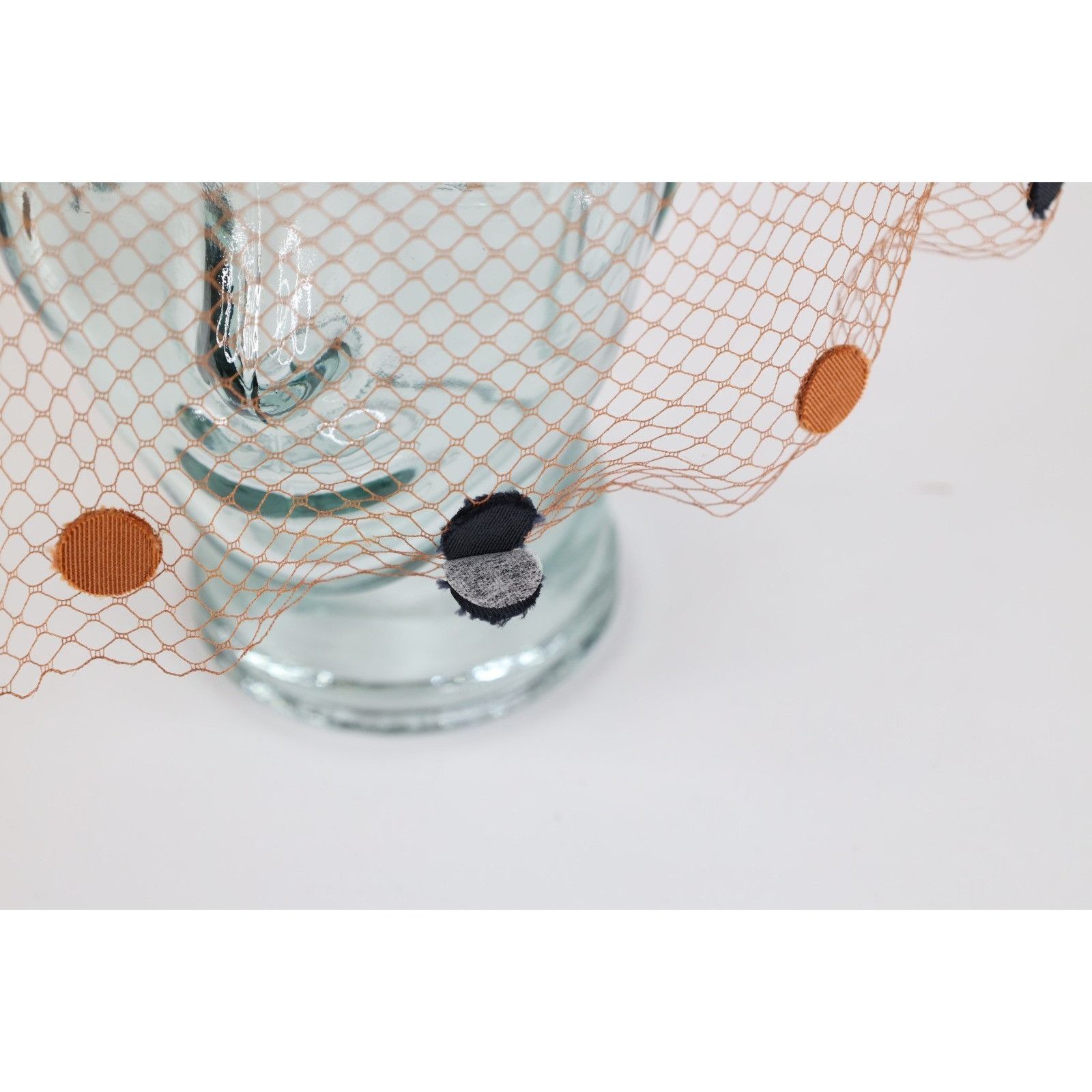 Vintage Vintage 60s Adolfo Mid Century Modern Birdcage Lace Hat Size ONE SIZE - 2 Thumbnail