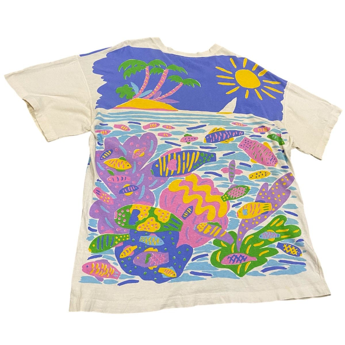 Vintage Vintage 1991 Ken Done Great Barrier Reef T-Shirt Down Under Size US M / EU 48-50 / 2 - 6 Thumbnail