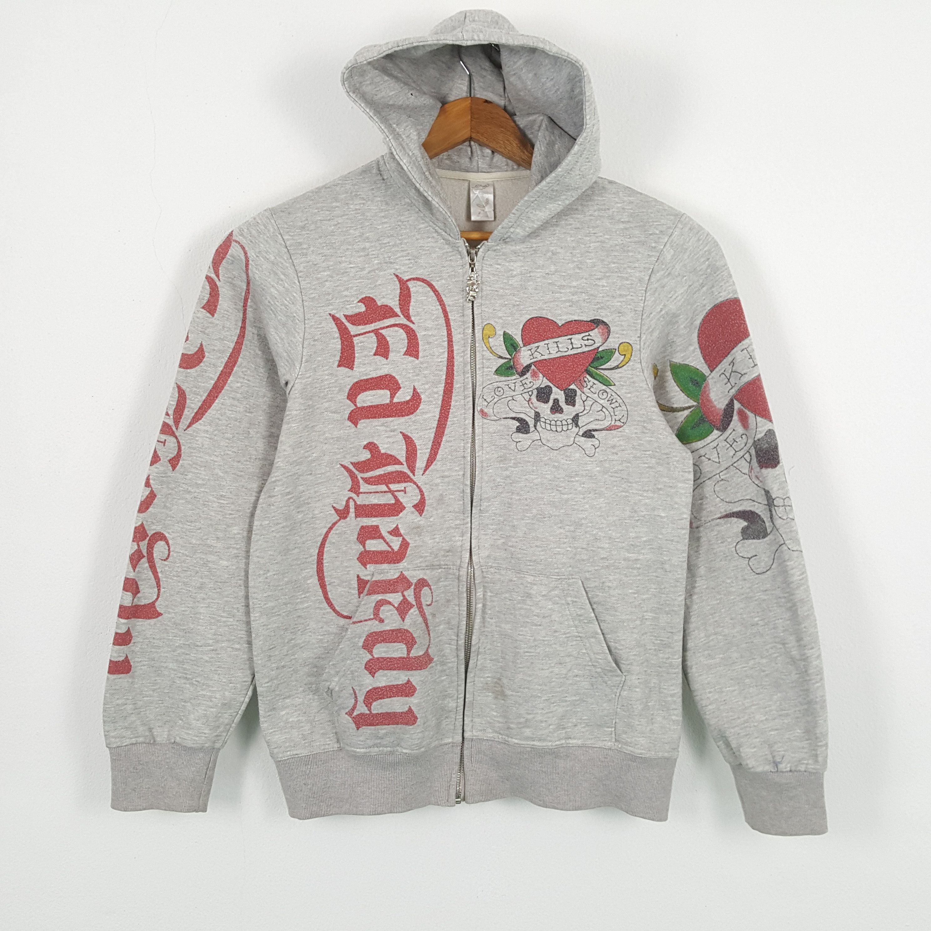 Christian Audigier × Ed Hardy × Vintage Vintage ED-HARDY by CHRISTIAN AUDIGIER Designer Brand Hoodie Size US M / EU 48-50 / 2 - 3 Thumbnail