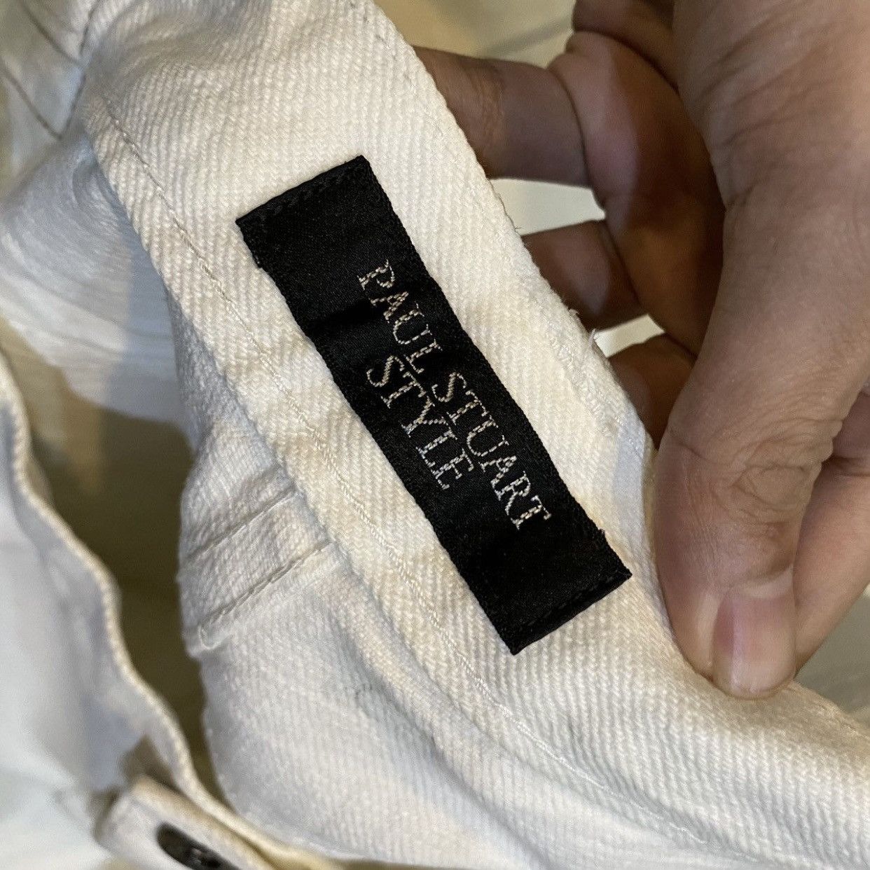 Paul Stuart Paul Stuart New York white jeans Size US 32 / EU 48 - 6 Thumbnail