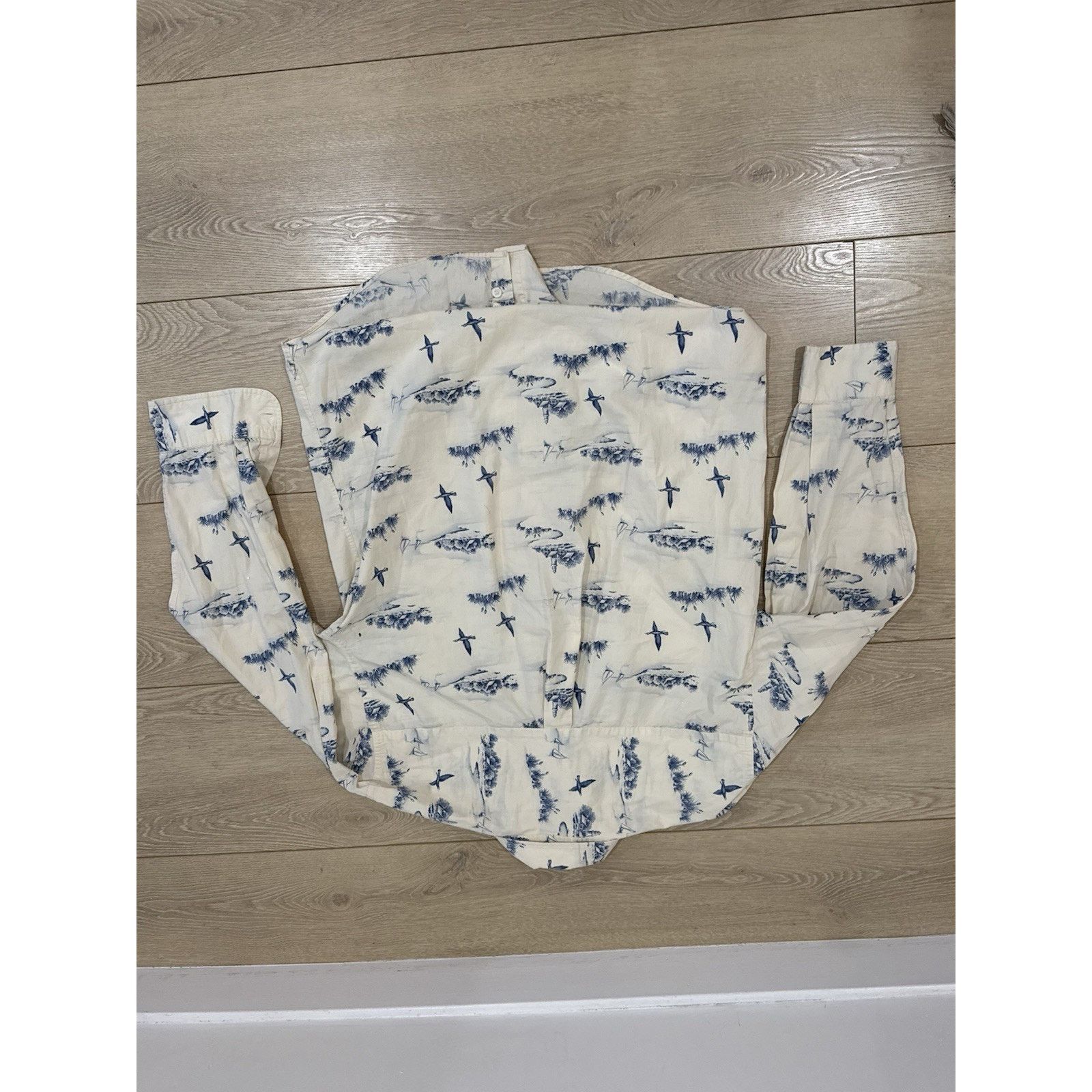 Lands' End Vintage Lands End Shirt Button Up Duck Hunt Beach Size US M / EU 48-50 / 2 - 5 Thumbnail