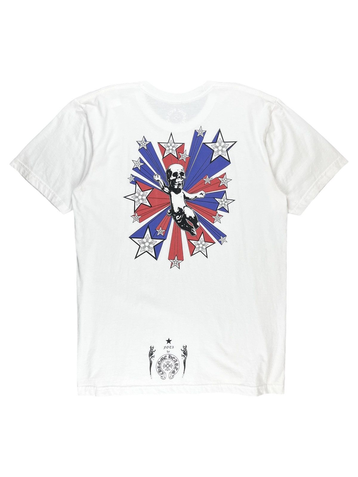 Chrome Hearts Foti Miss Twitty Red Blue USA Tshirt - Short