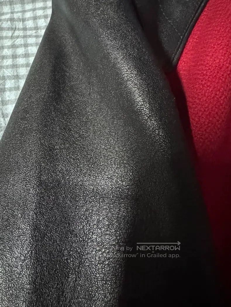 Saint Laurent Paris Saint Laurent Paris Patchwork leather sleeve baseball jack Size US L / EU 52-54 / 3 - 2 Thumbnail
