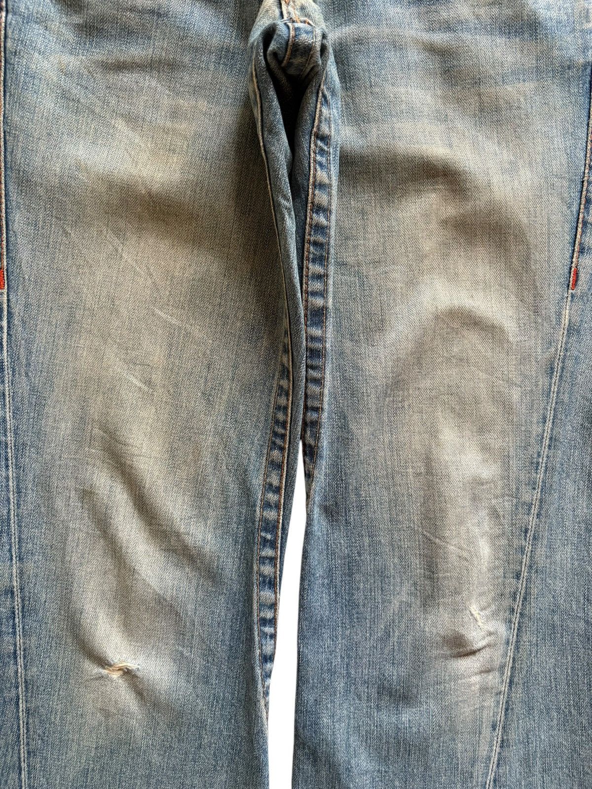 True Religion Vintage / Y2K True Religion Joey Mud Wash Flare Jeans Size US 31 - 5 Thumbnail