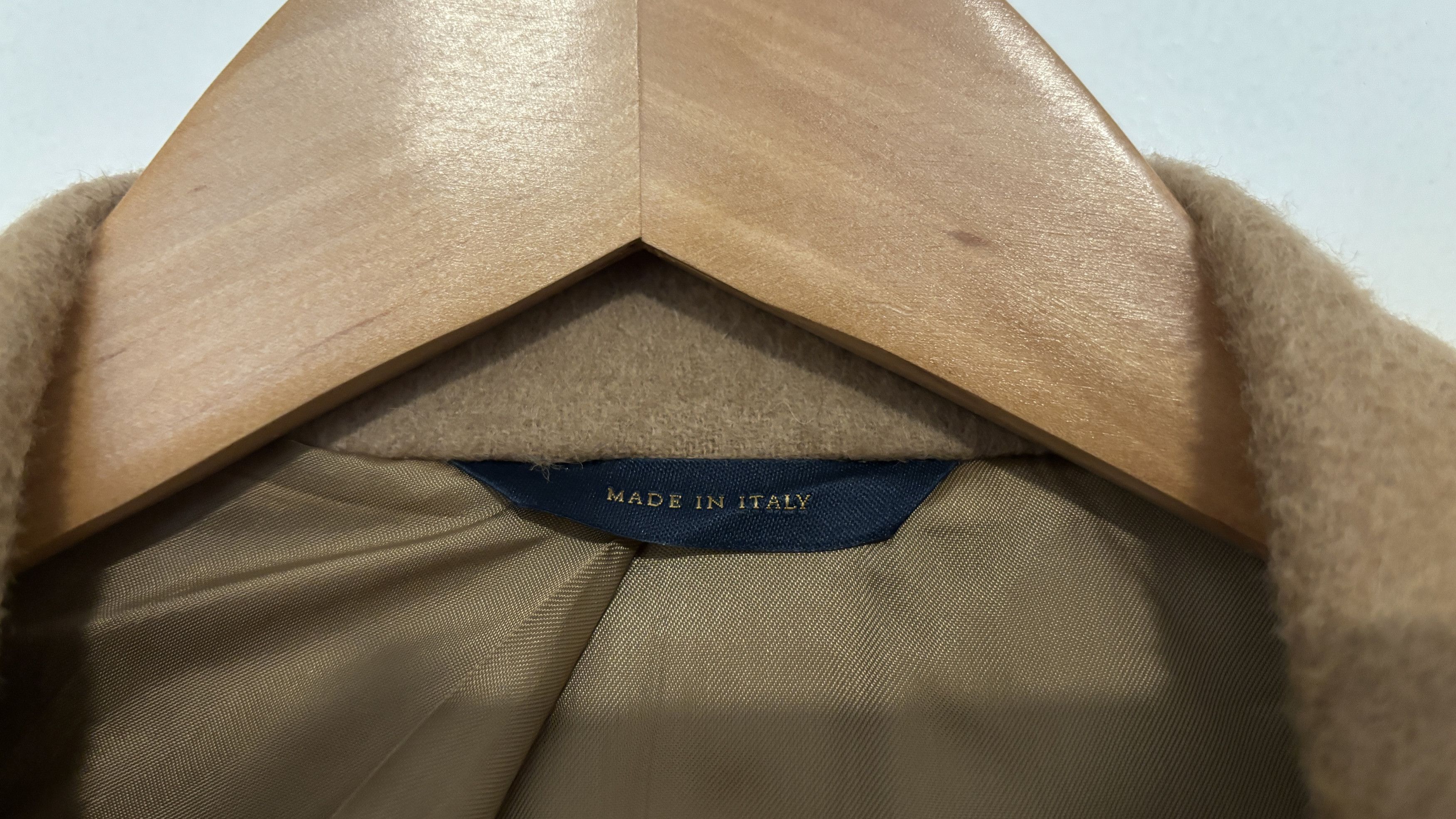 Brooks Brothers $1698 Made in Italy Camelhair Polo Coat/ Overcoat 44 - L/XL Size US L / EU 52-54 / 3 - 6 Thumbnail