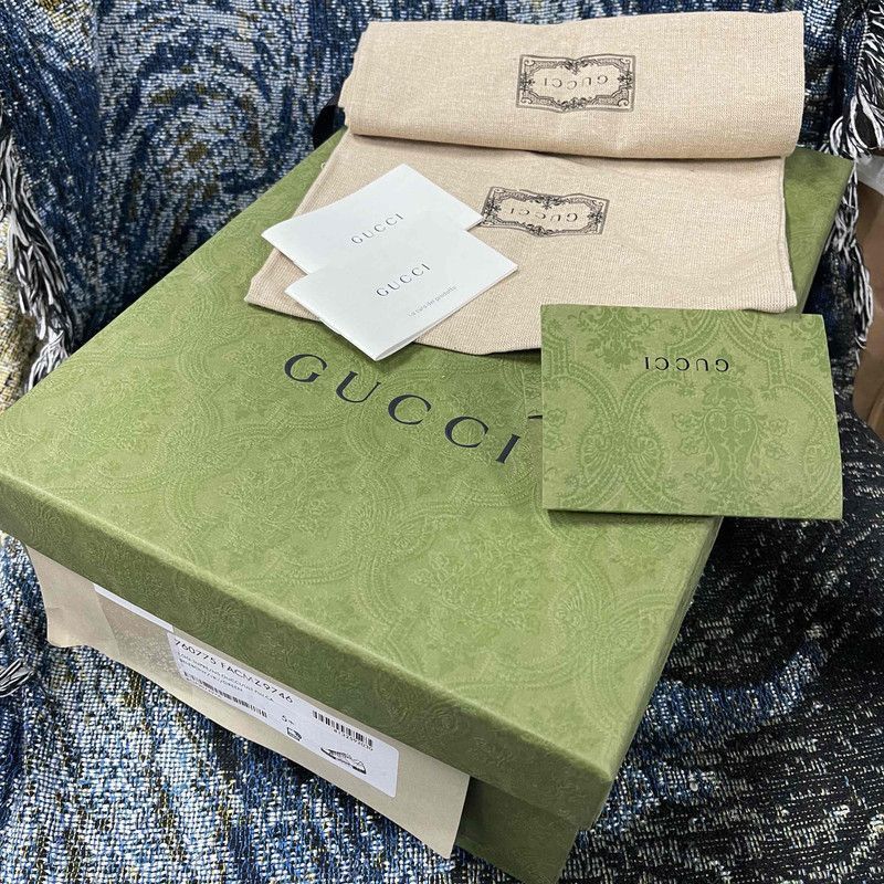 Gucci Gucci Ace Leather Low-Top Sneakers - Size US 8.5 / EU 41-42 - 4 Thumbnail