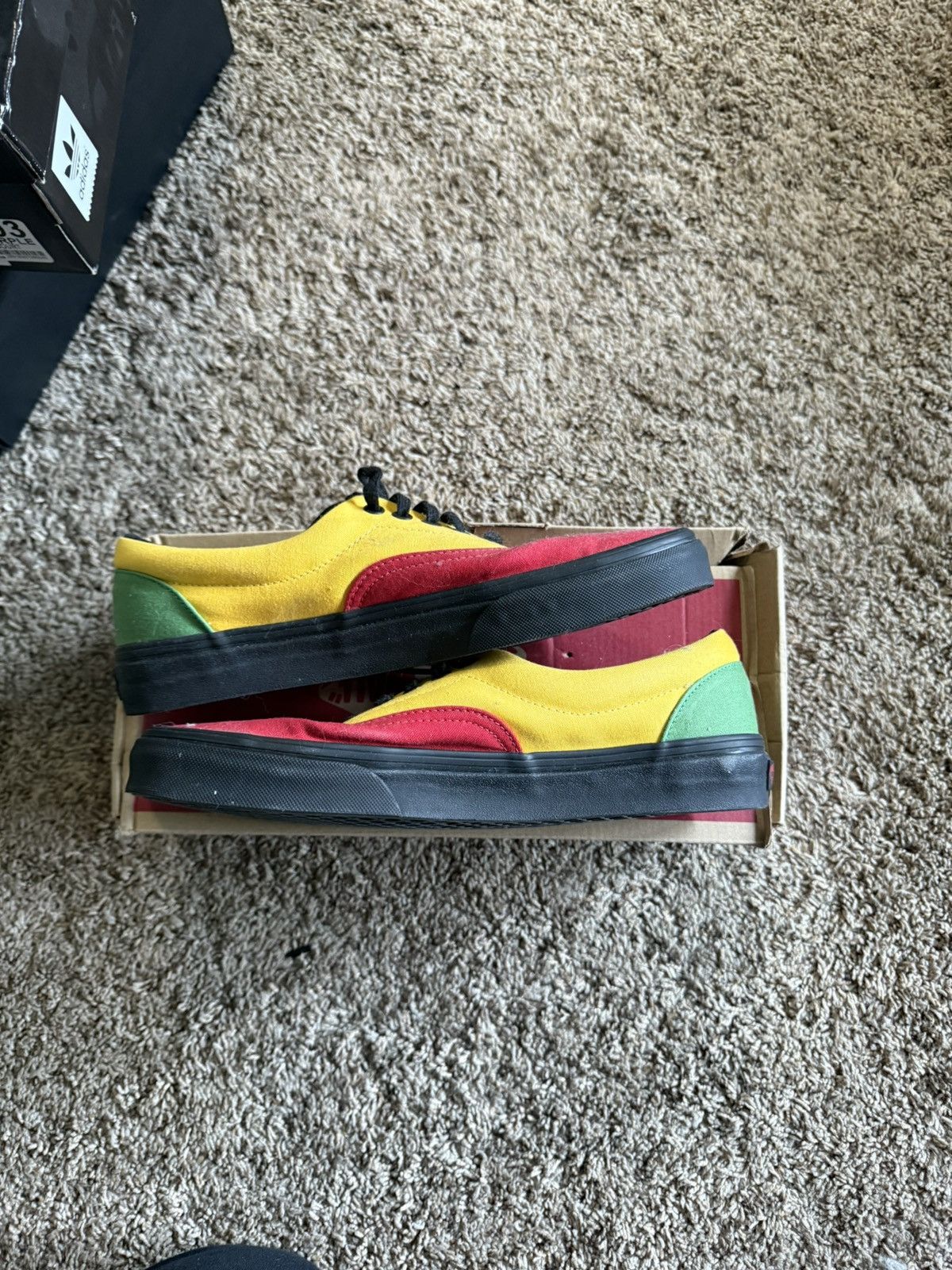 Vans Vans Era Authentic “Rasta” sneakers Size US 9.5 / EU 42-43 - 2 Thumbnail