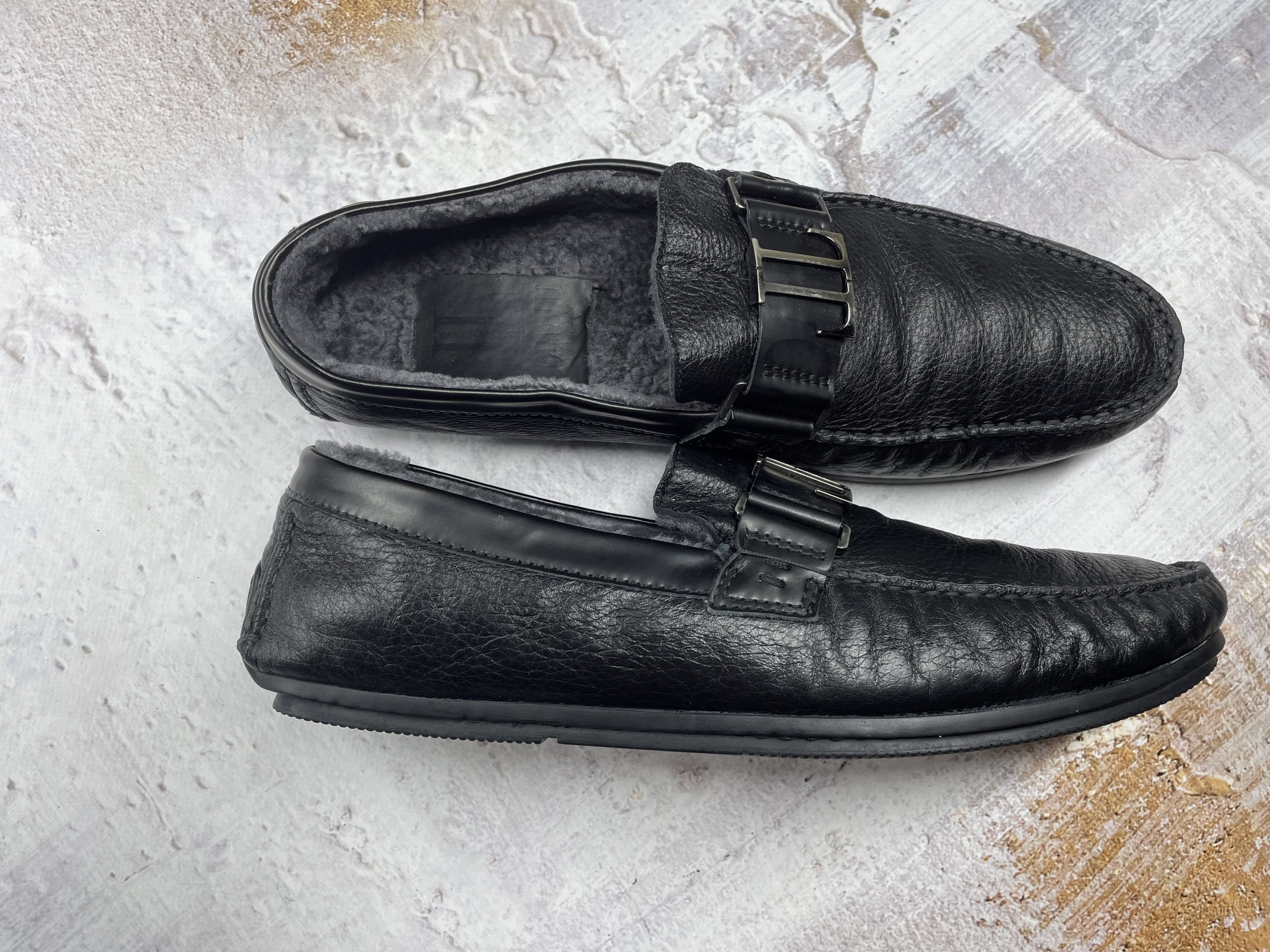 Vintage Loriblu Winter Leather Shoes Insulated Fur Men Size11.5 Size US 11.5 / EU 44-45 - 4 Thumbnail