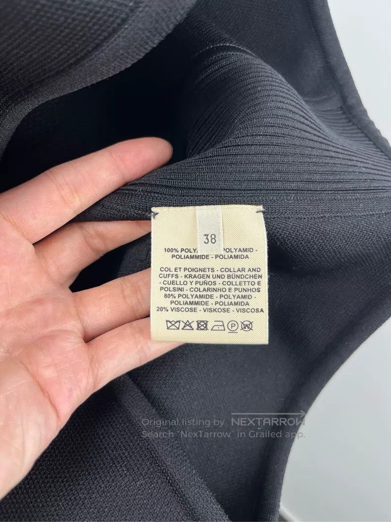 Hermes Hermes Black Three-Dimensional Logo Long Sleeve Jacket Size XS / US 0-2 / IT 36-38 - 4 Thumbnail