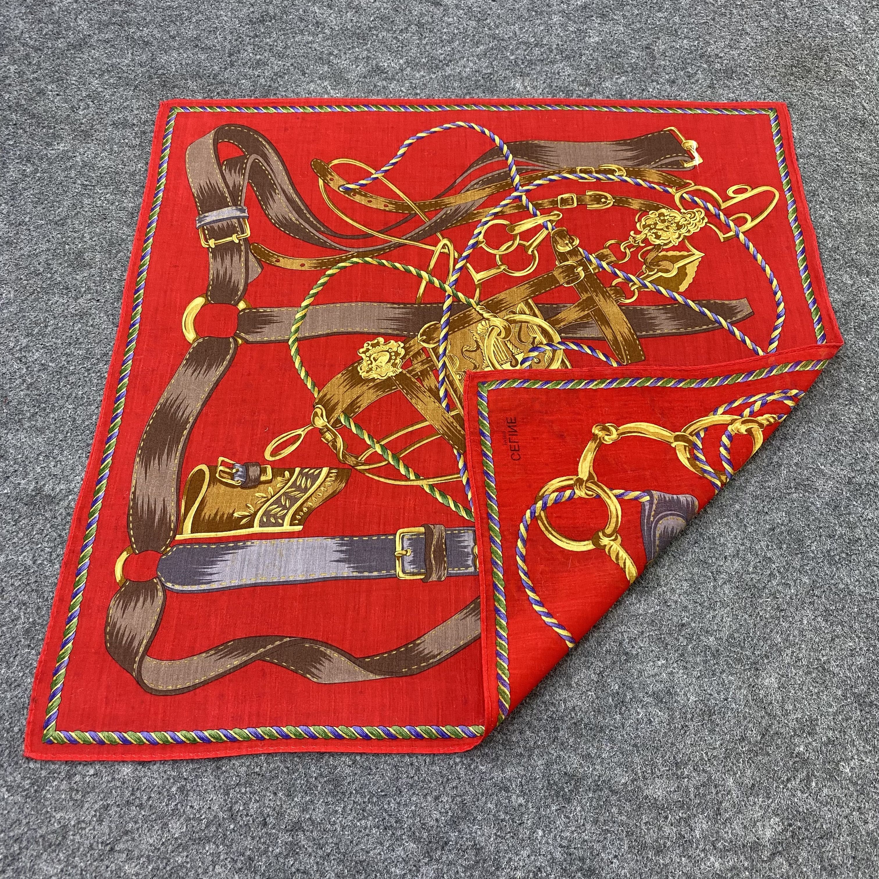 Celine Celine Handkerchief / Bandana / Neckerchief-B2183 Size ONE SIZE - 5 Thumbnail
