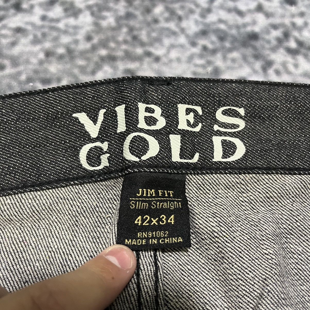 Vintage Vintage Y2K Vibes Gold Embroidered Grunge Skater Baggy Jeans Size US 42 / EU 58 - 7 Thumbnail