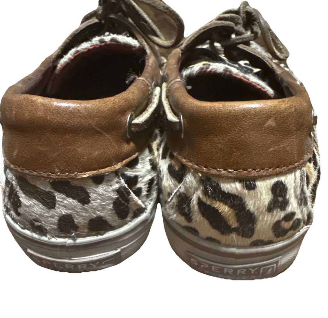 Sperry Women’s 7.5M Sperry Top‑Sider Leopard Print Boat Shoes Size US 7.5 / IT 37.5 - 2 Thumbnail