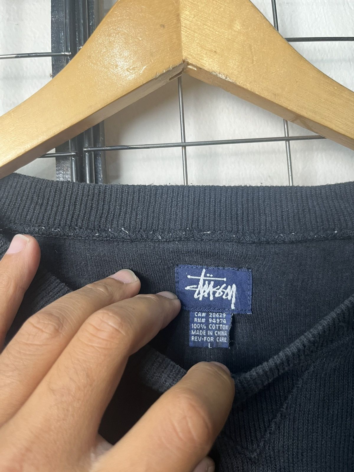 Stussy Vintage 90s Stussy Sweatshirt Size US L / EU 52-54 / 3 - 4 Thumbnail