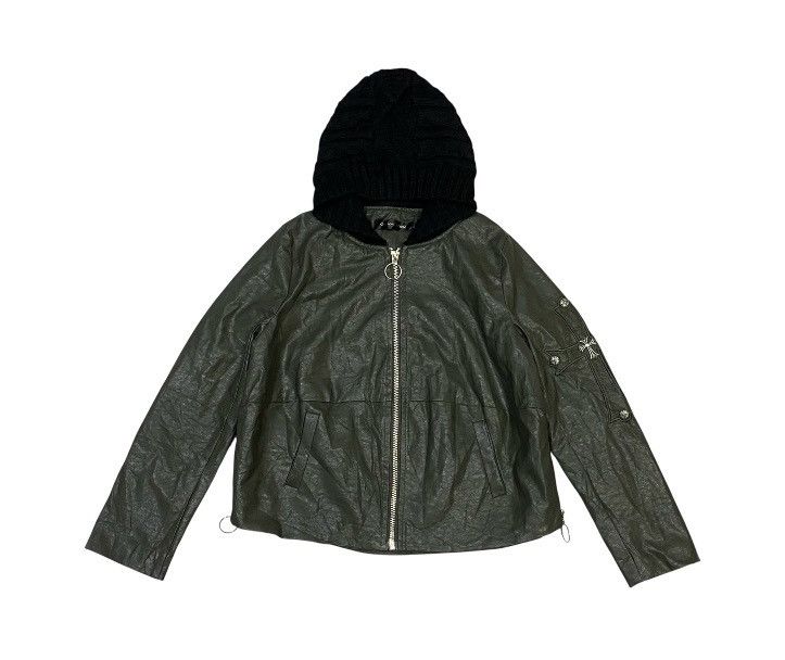 Japanese Brand Bobby Mall Mix Leather Jacket Size L / US 10 / IT 46 - 5 Thumbnail