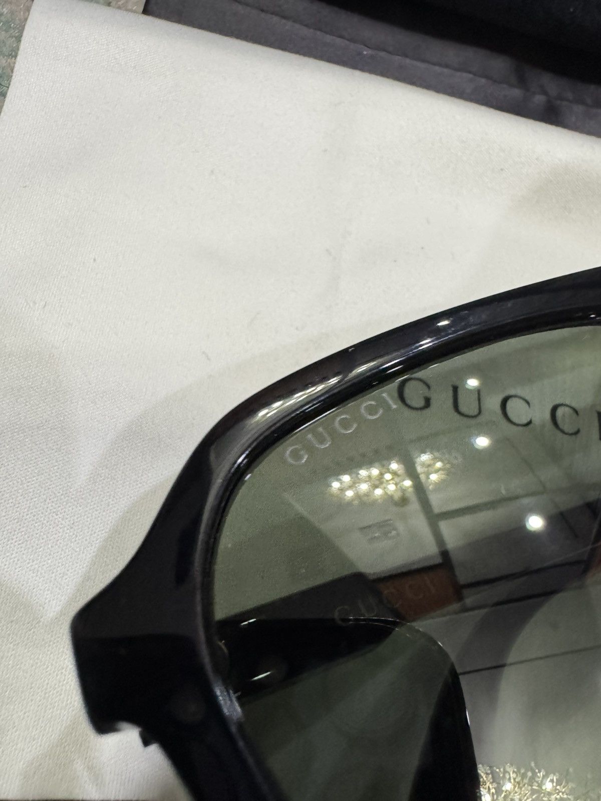 Gucci GUCCI GG1823SA RECTANGLE SUNGLASSES Size ONE SIZE - 4 Thumbnail