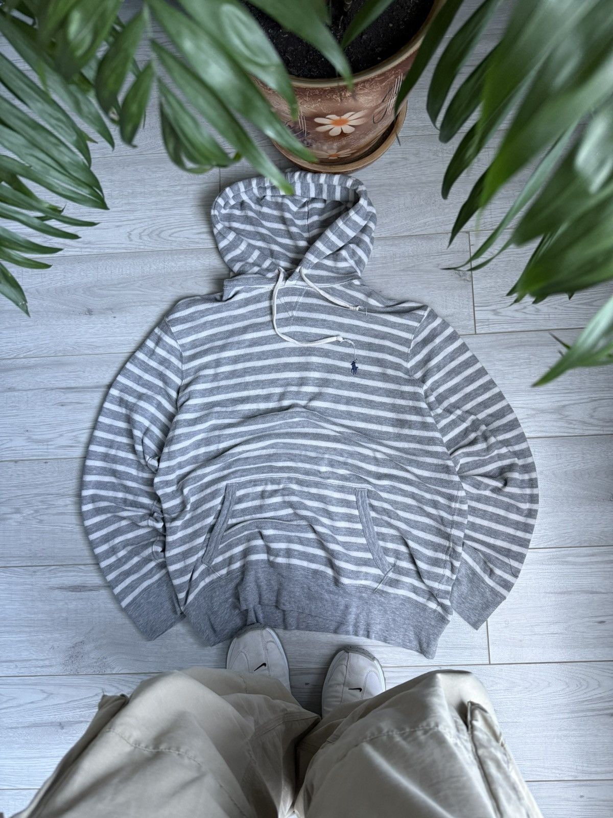 Polo Ralph Lauren Vintage Polo Ralph Lauren striped Hoodie Size US XL / EU 56 / 4 - 1 Thumbnail