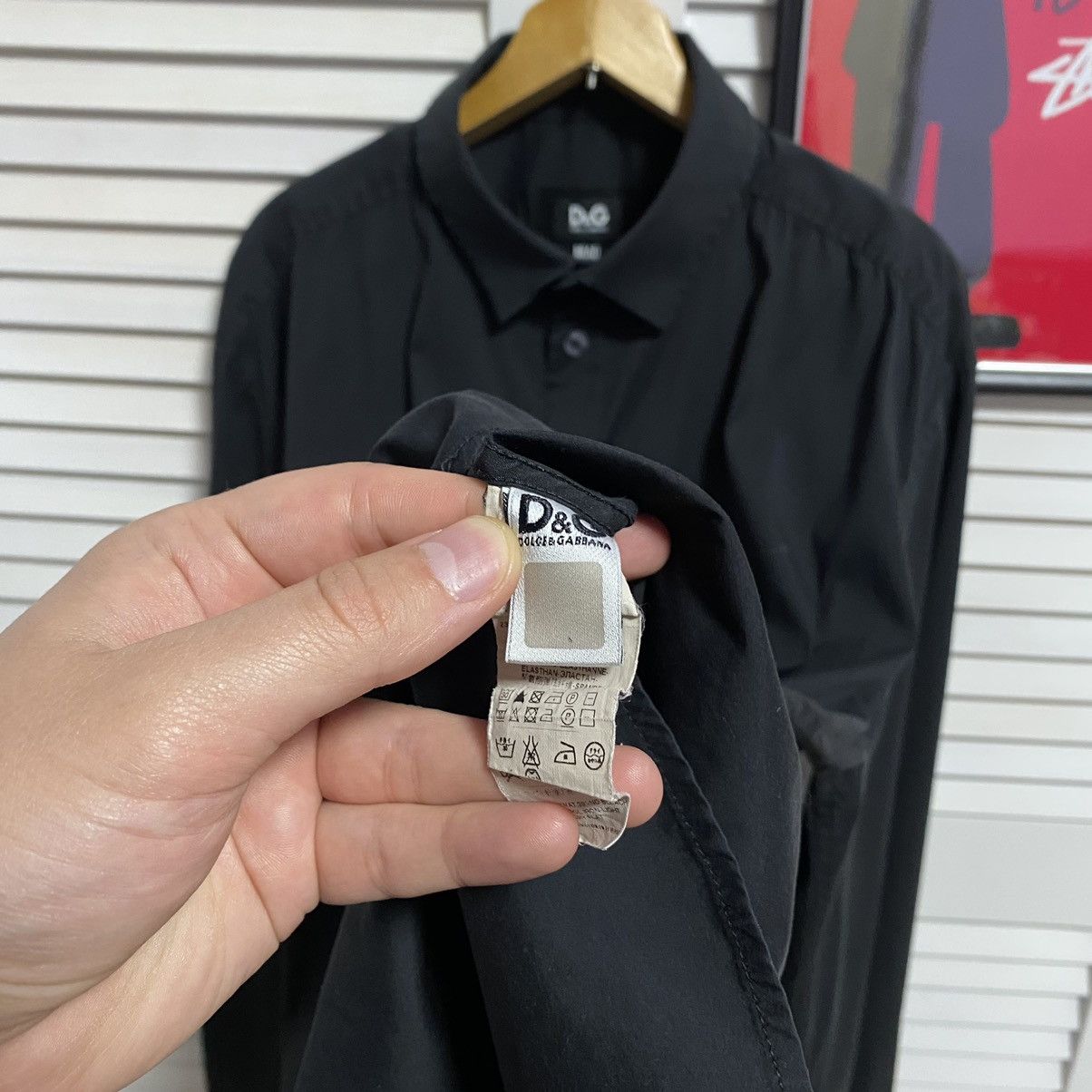Dolce & Gabbana Vintage Shirt Button Up Dolce Gabbana D&G Black Mini Logo Size US M / EU 48-50 / 2 - 9 Thumbnail